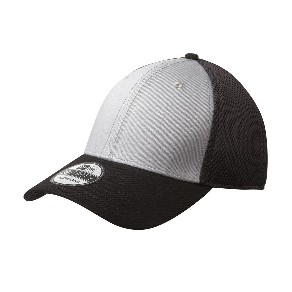 Black/Gold Ball Cap - New Era - Stretch Mesh Design
