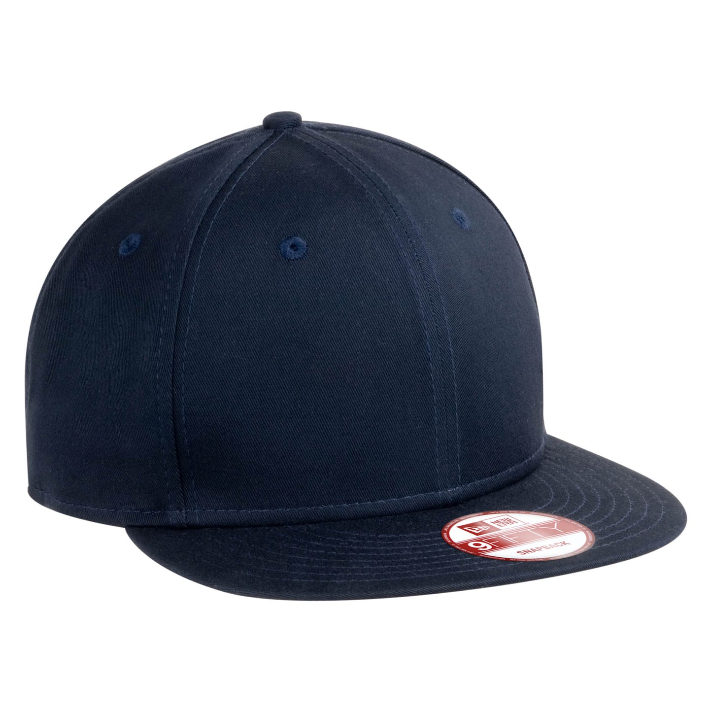 Black/Royal Flat Brim Hat - New Era - Cotton Material