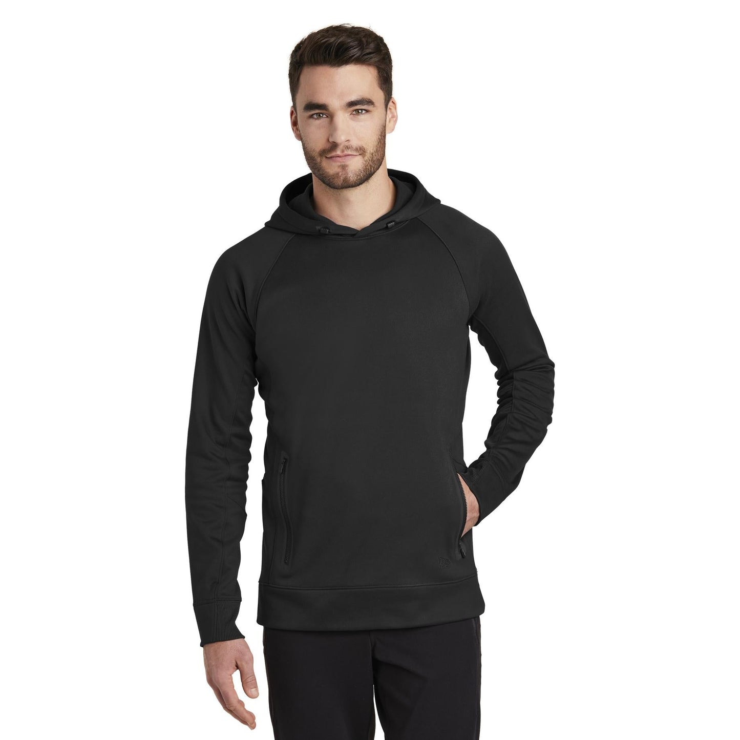 Black Sweatshirts - New Era - Fleece Pullover Hoodie