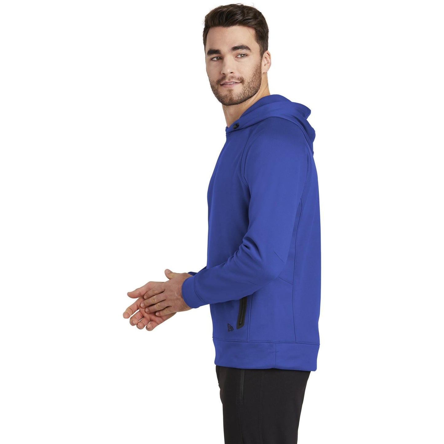 Black Sweatshirts - New Era - Fleece Pullover Hoodie