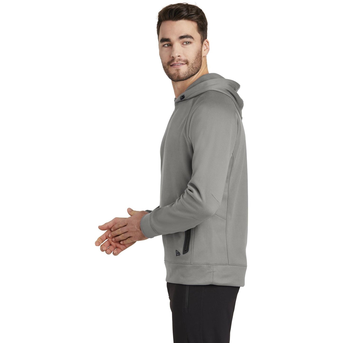 Black Sweatshirts - New Era - Fleece Pullover Hoodie