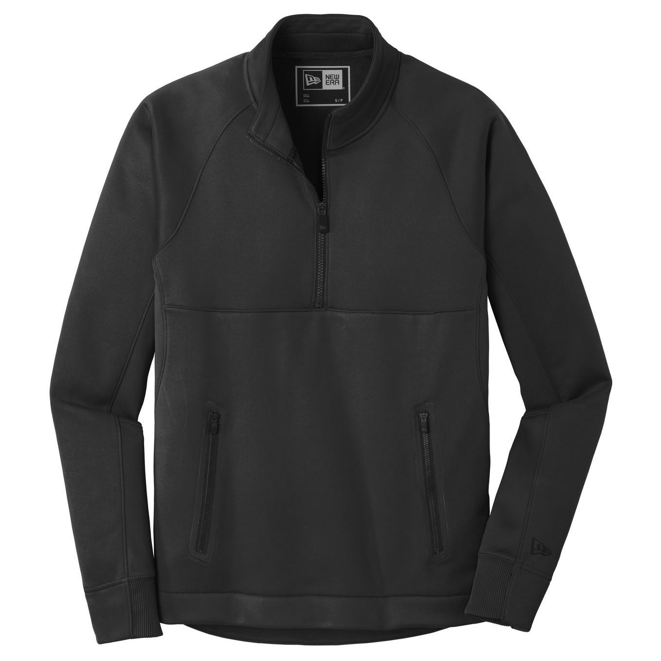 Black Sweatshirts - New Era - Fleece Zip Pullover