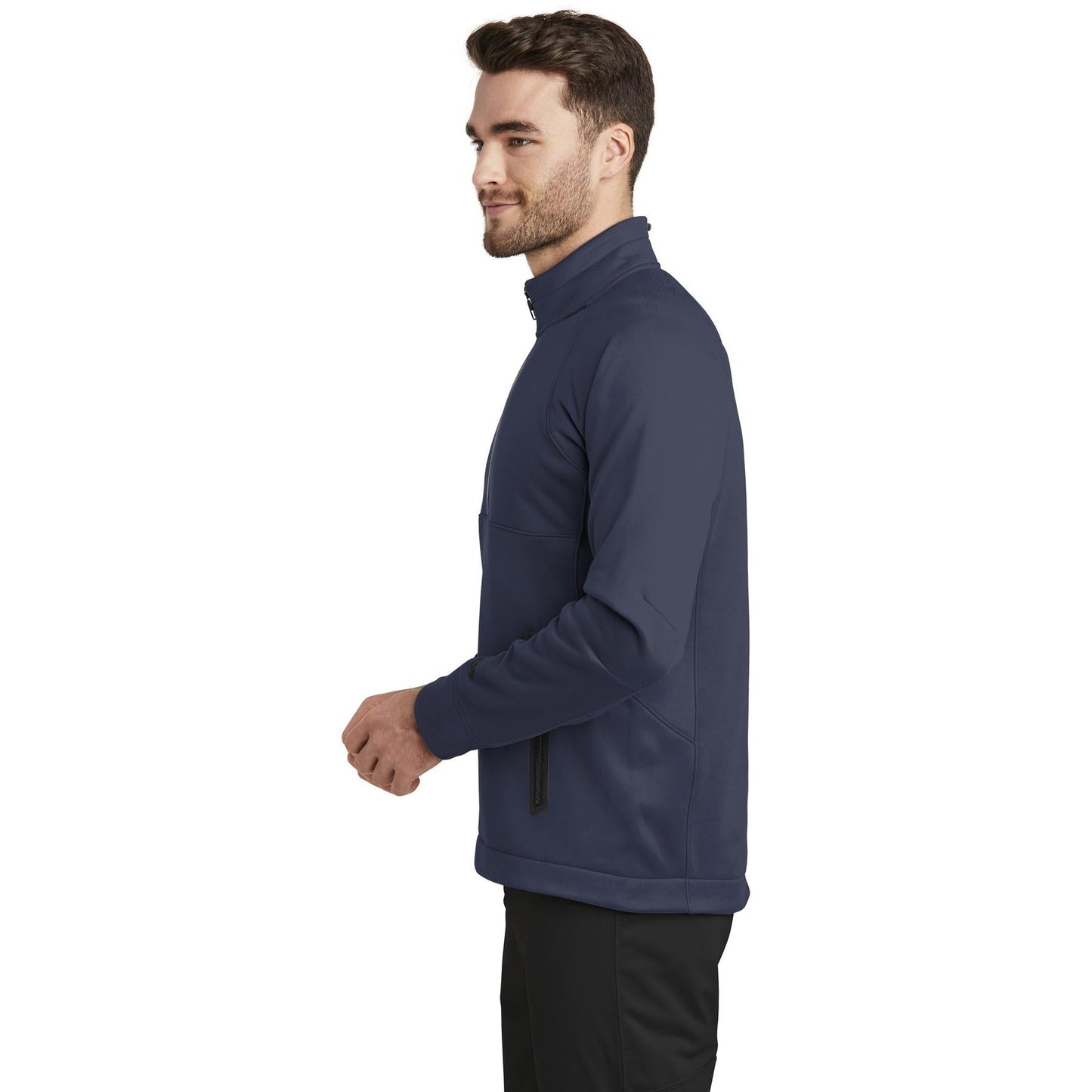 Black Sweatshirts - New Era - Fleece Zip Pullover