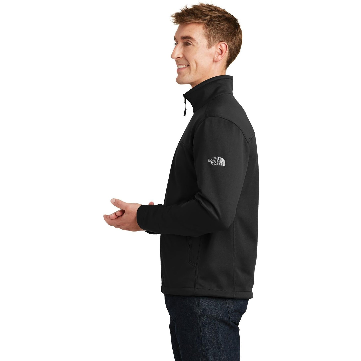 Black Soft Shell Jacket - The North Face - Wind Resistant