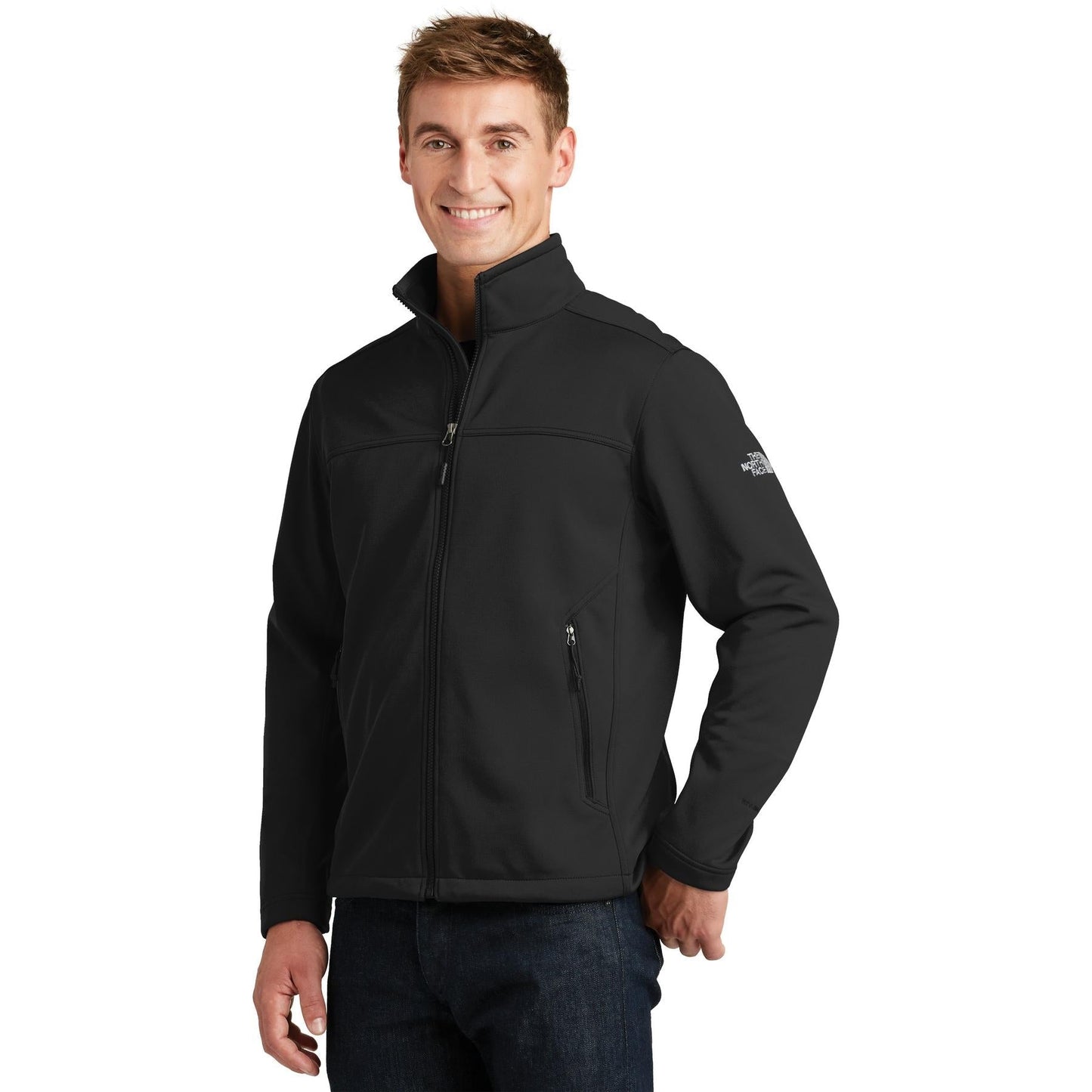 Black Soft Shell Jacket - The North Face - Wind Resistant