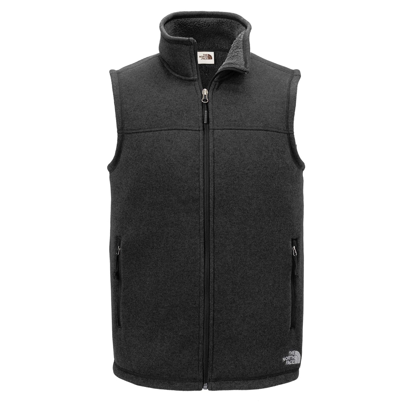 TNF Black Heather Vests - The North Face - Warm Fleece