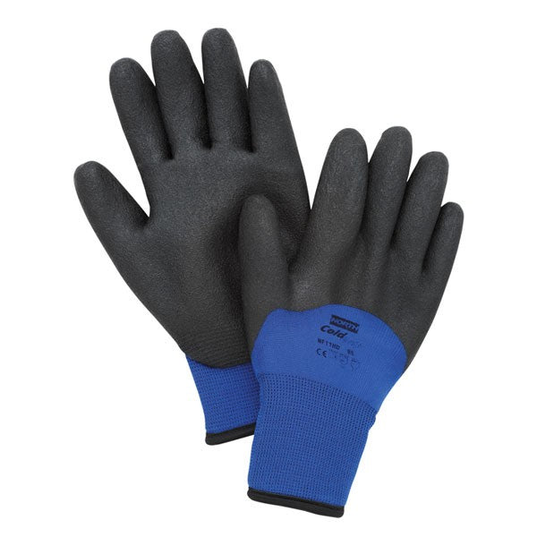 Blue Rubber Gloves - North Safety - Cold Weather Grip
