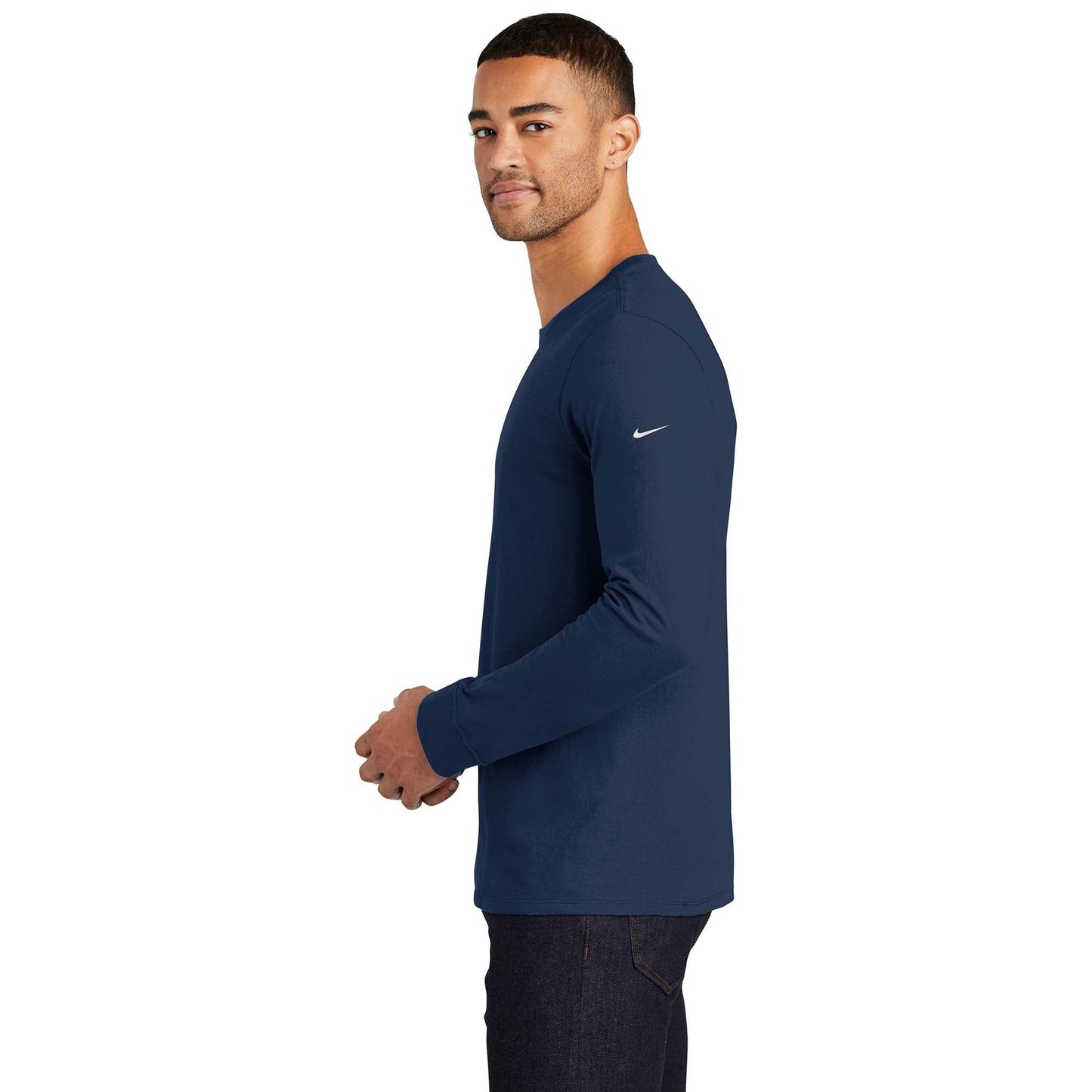 College Navy T-Shirts - Nike - Soft Cotton Tee