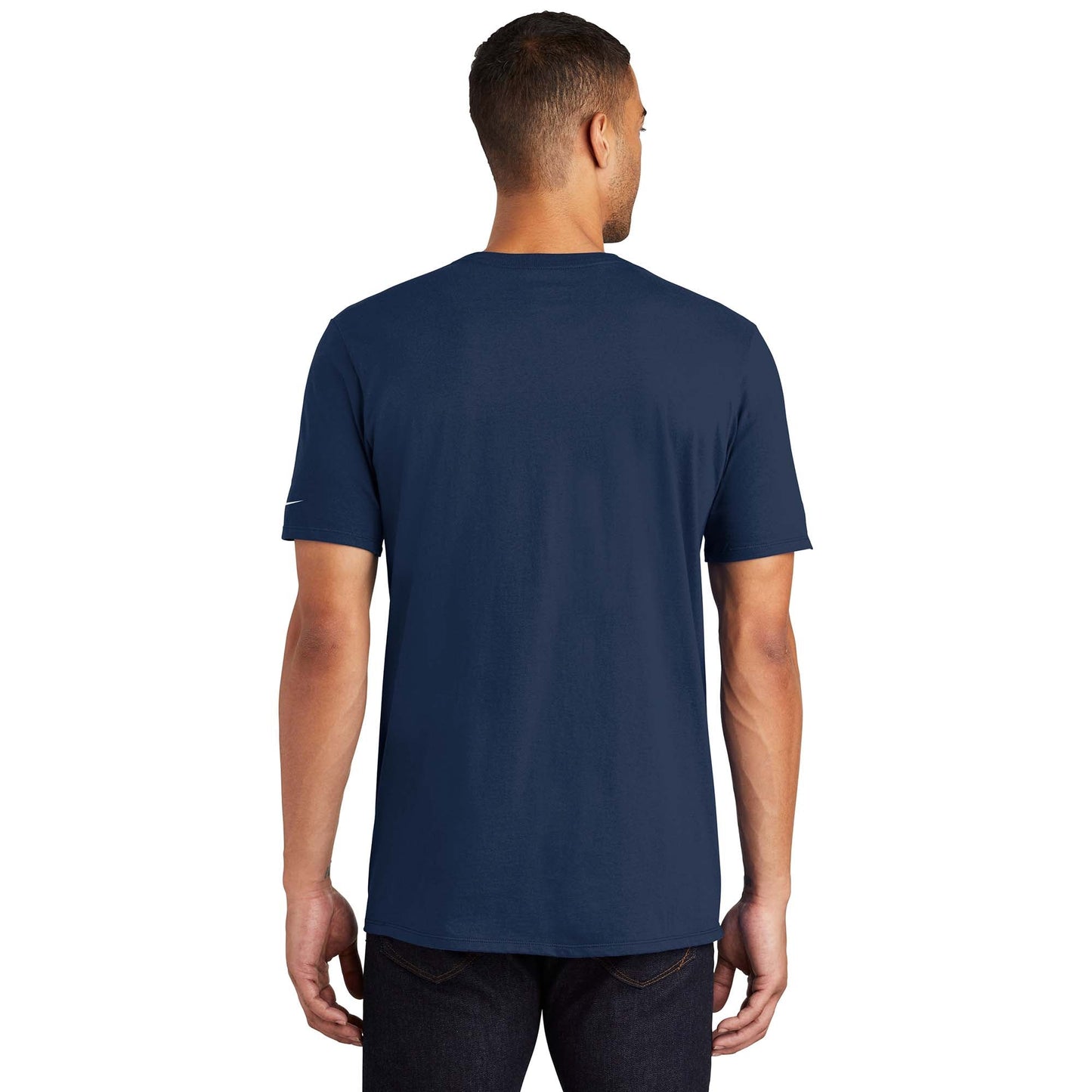 College Navy T-Shirts - Nike - Soft Cotton Tee - Cozy Fit