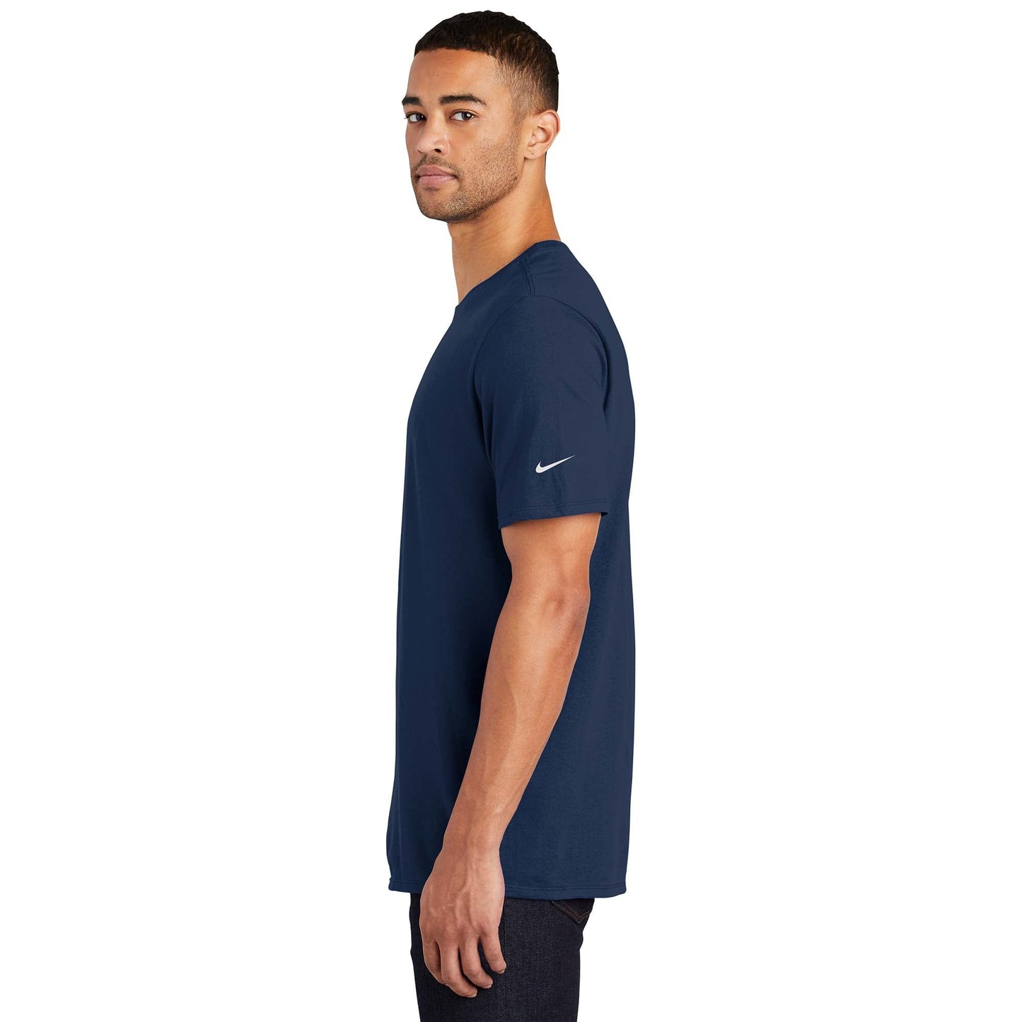 College Navy T-Shirts - Nike - Soft Cotton Tee - Cozy Fit