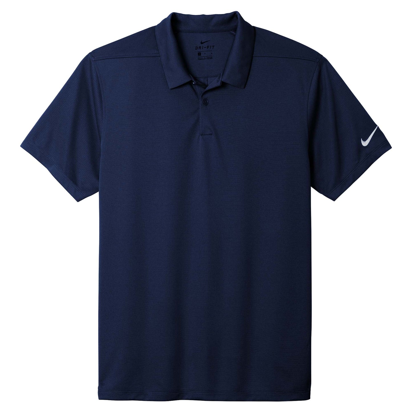 Black Polo Shirt - Nike - Dri-FIT Fabric Design