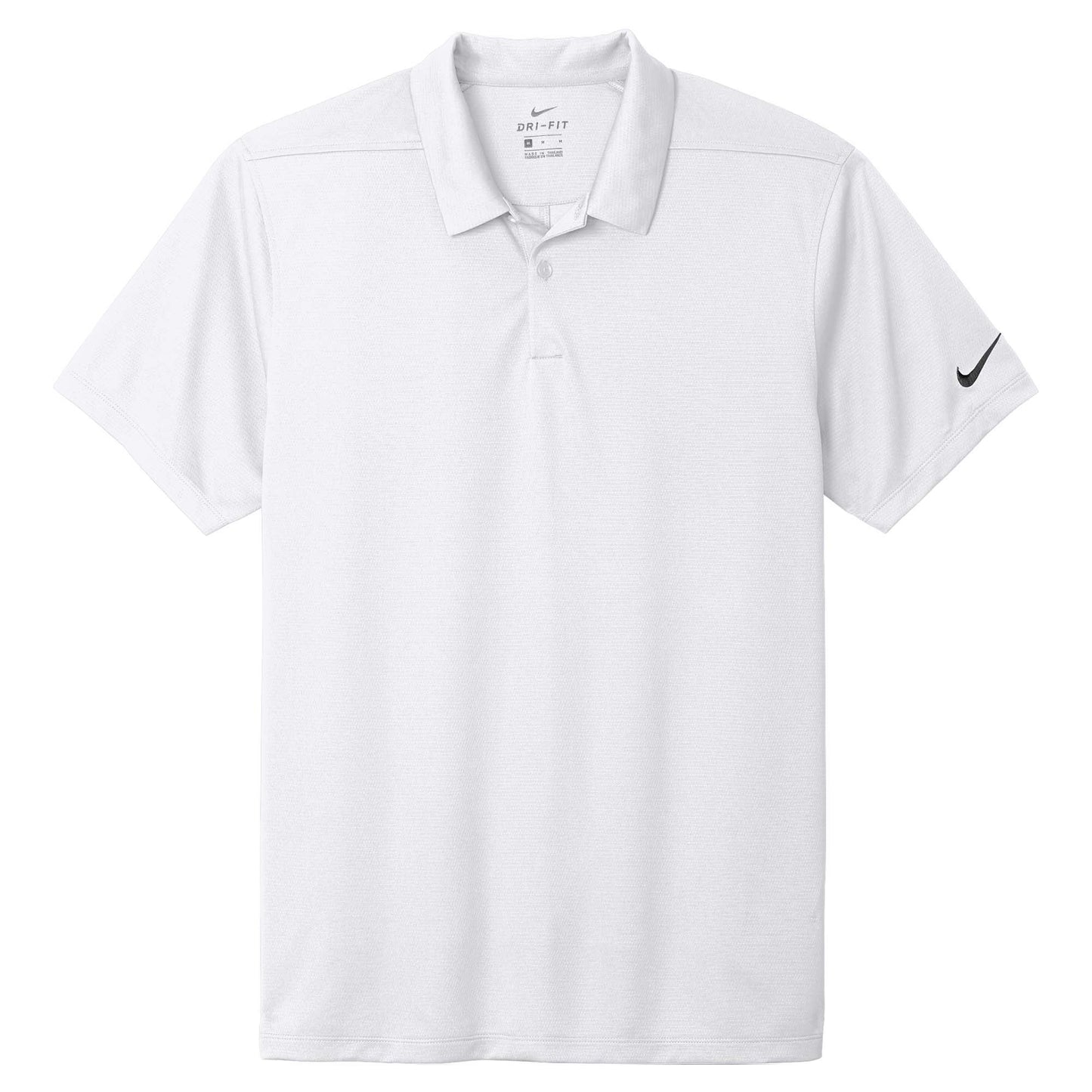 Black Polo Shirt - Nike - Dri-FIT Fabric Design