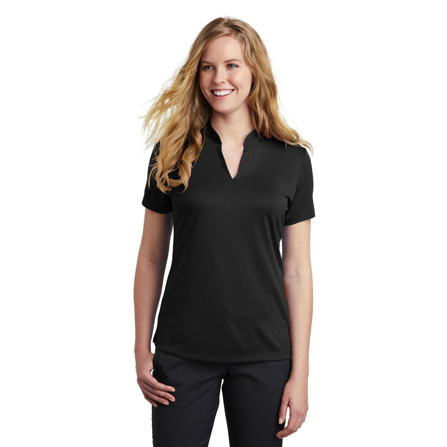 Black Polo Shirt - Nike - Dri-FIT Material