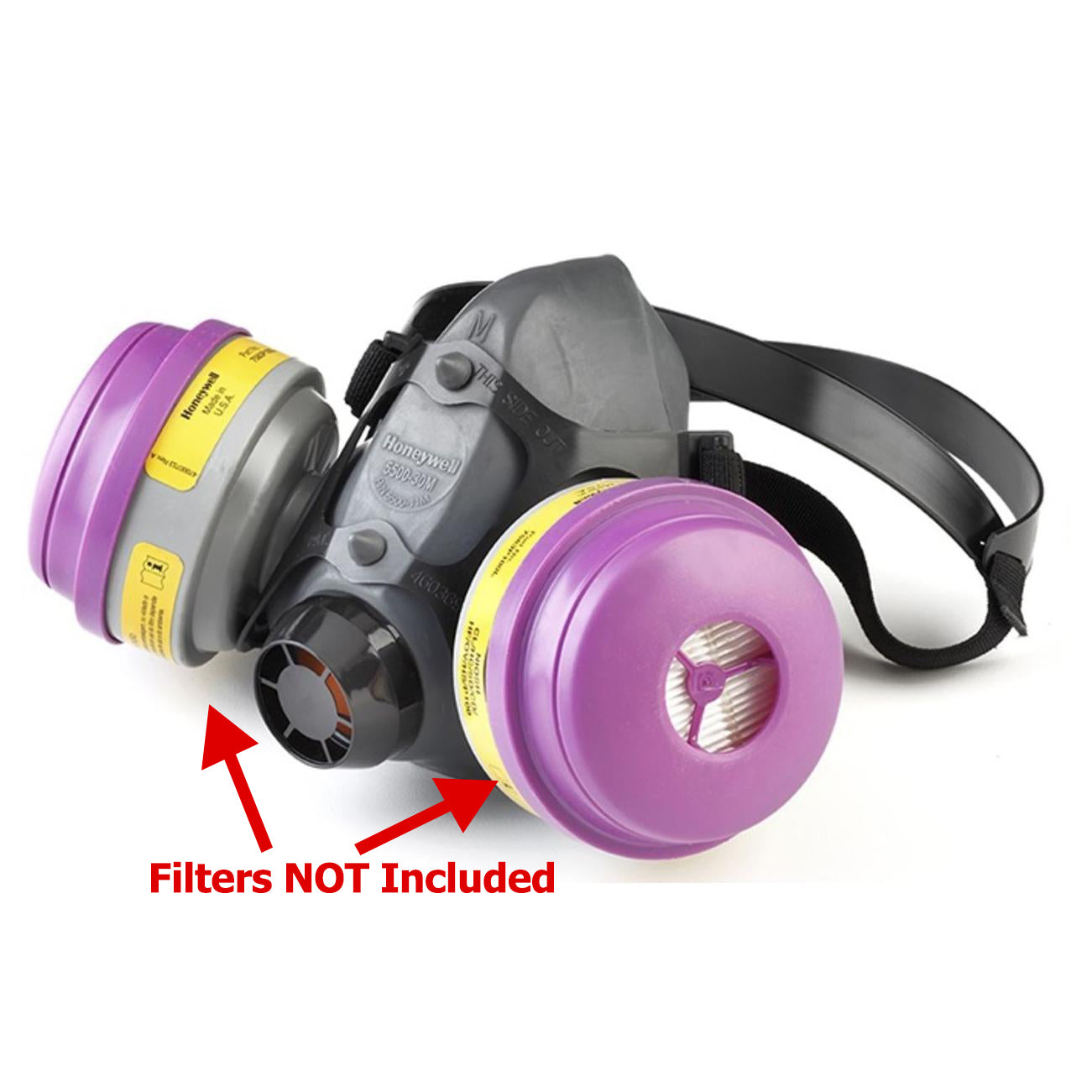 Black Respirators - North Safety - Comfortable Fit