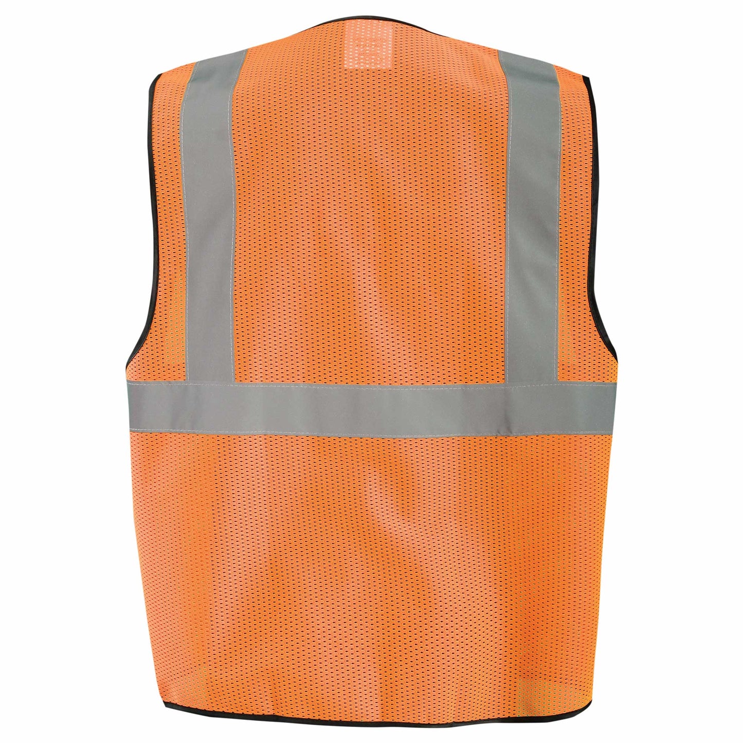 Orange Safety Vest - OccuNomix - Reflective Mesh