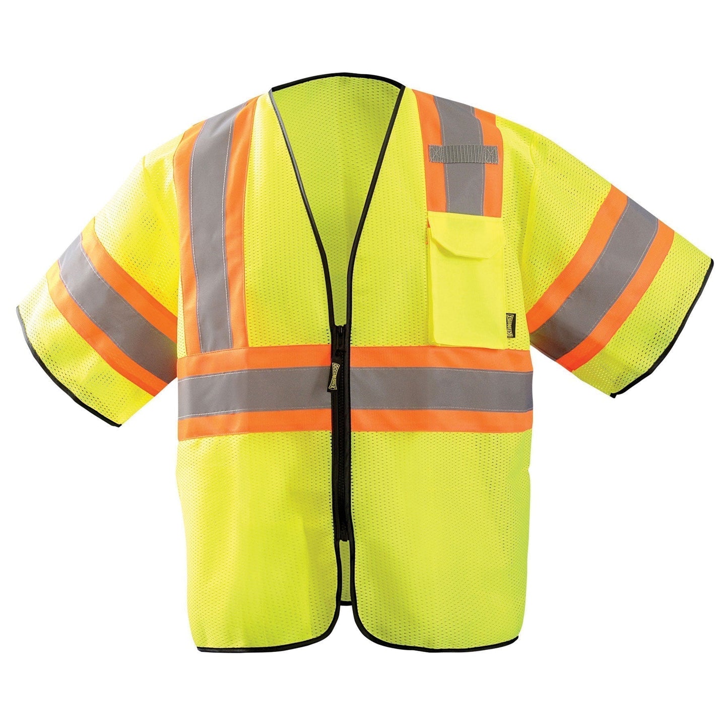 Orange Safety Vest - OccuNomix - Reflective Mesh