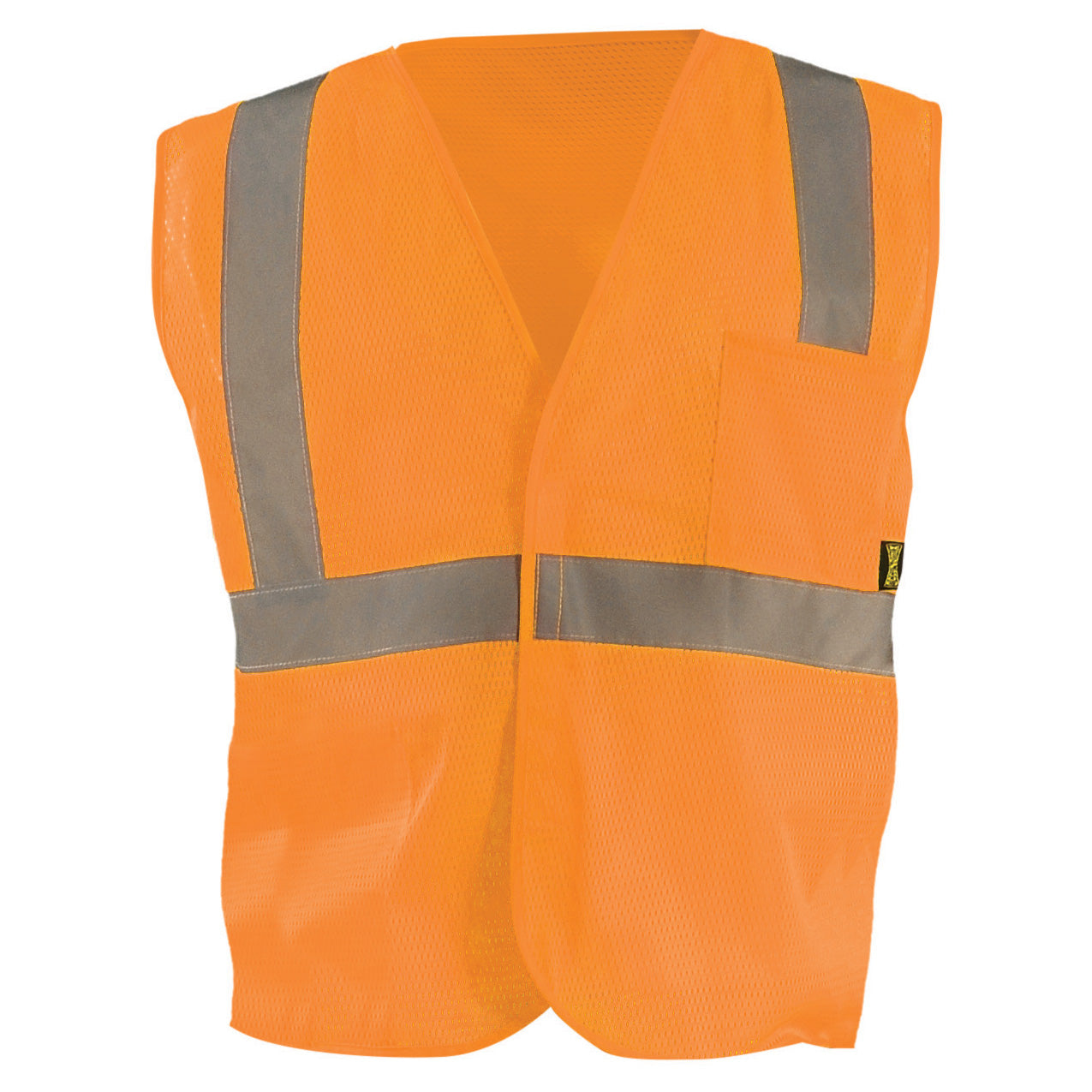 Orange Safety Vests - OccuNomix - Reflective Mesh