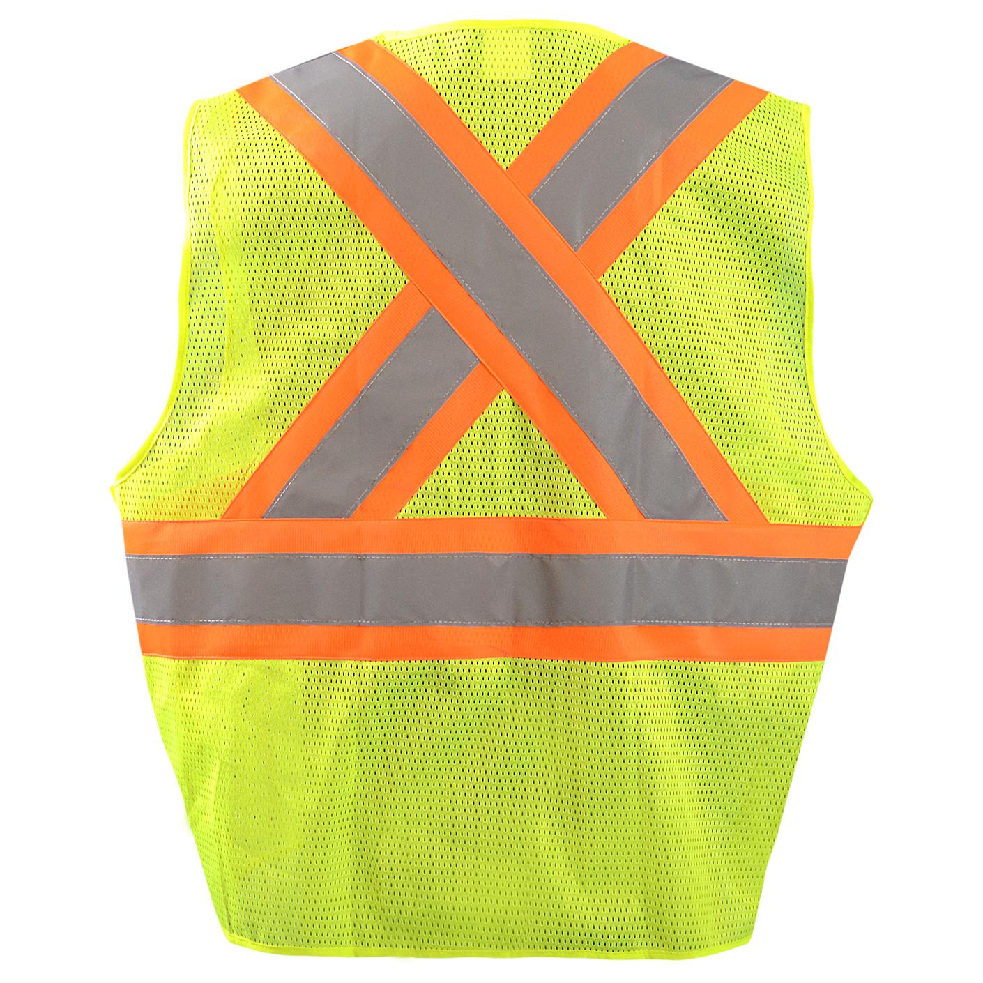 Orange Reflective Vest - OccuNomix - Breakaway Design