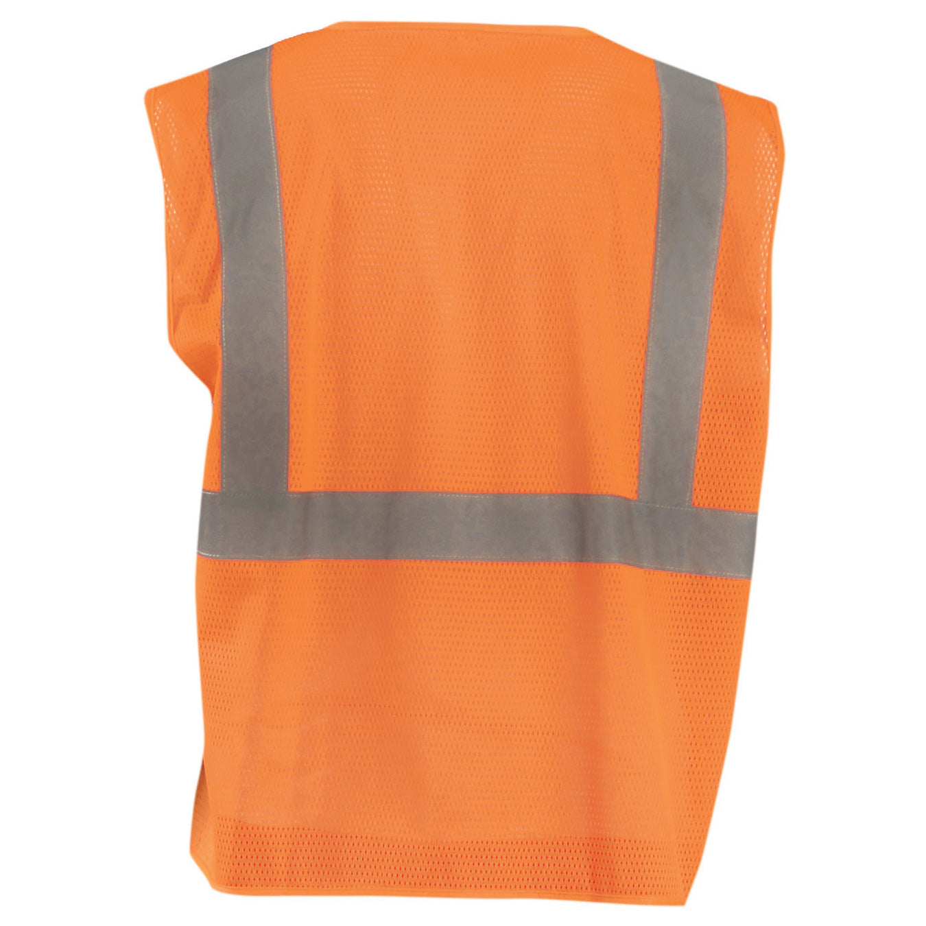 Orange Safety Vest - OccuNomix - Reflective Mesh Design