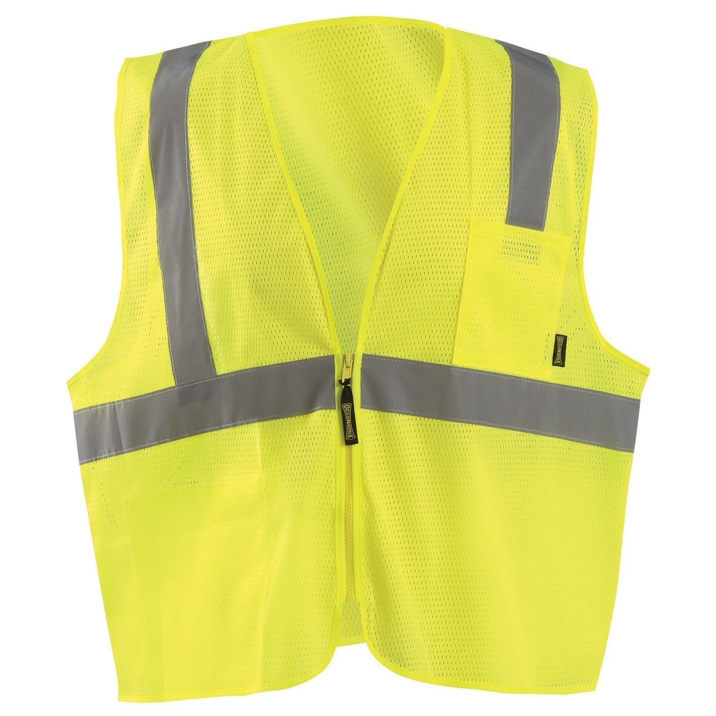 Orange Safety Vest - OccuNomix - Reflective Mesh Design