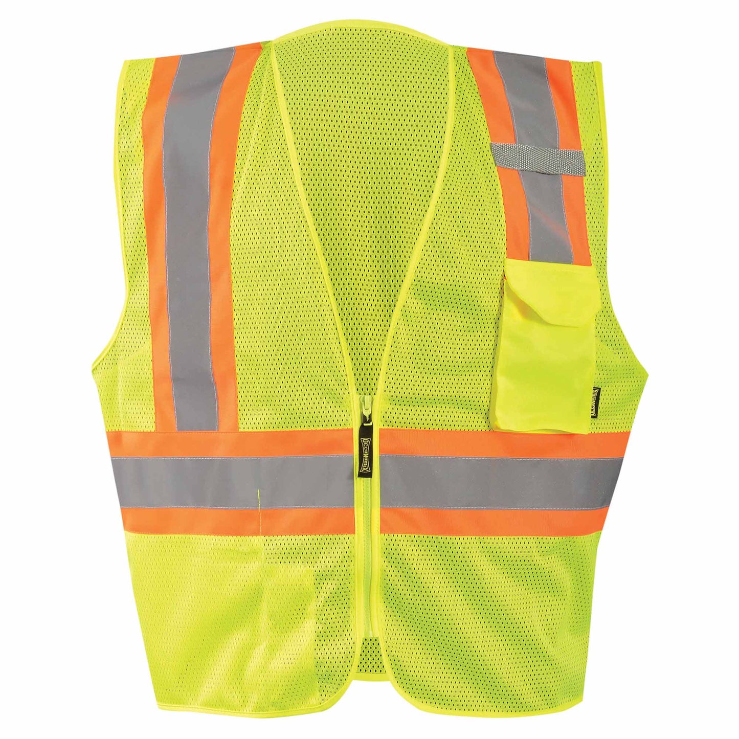 Orange Safety Vest - OccuNomix - Reflective Two-Tone