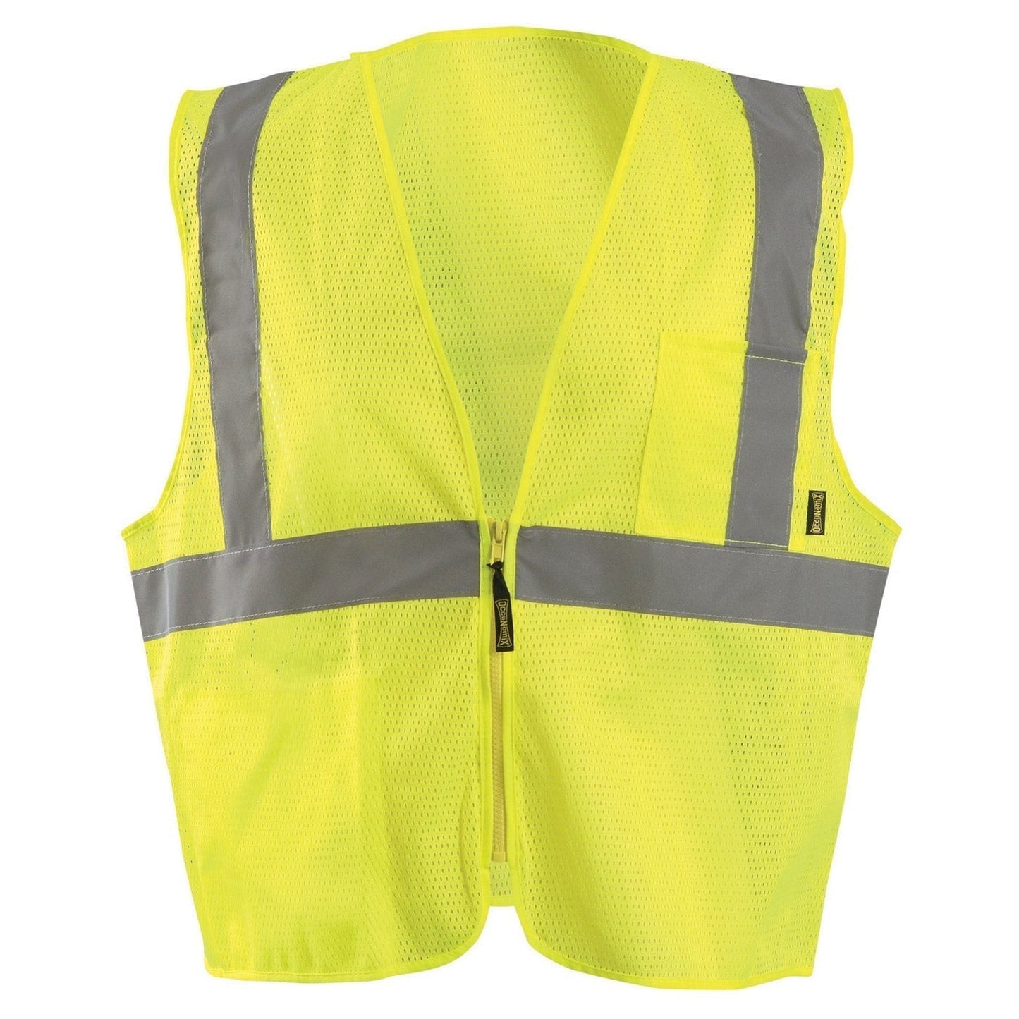 Orange Safety Vests - OccuNomix - Reflective Mesh