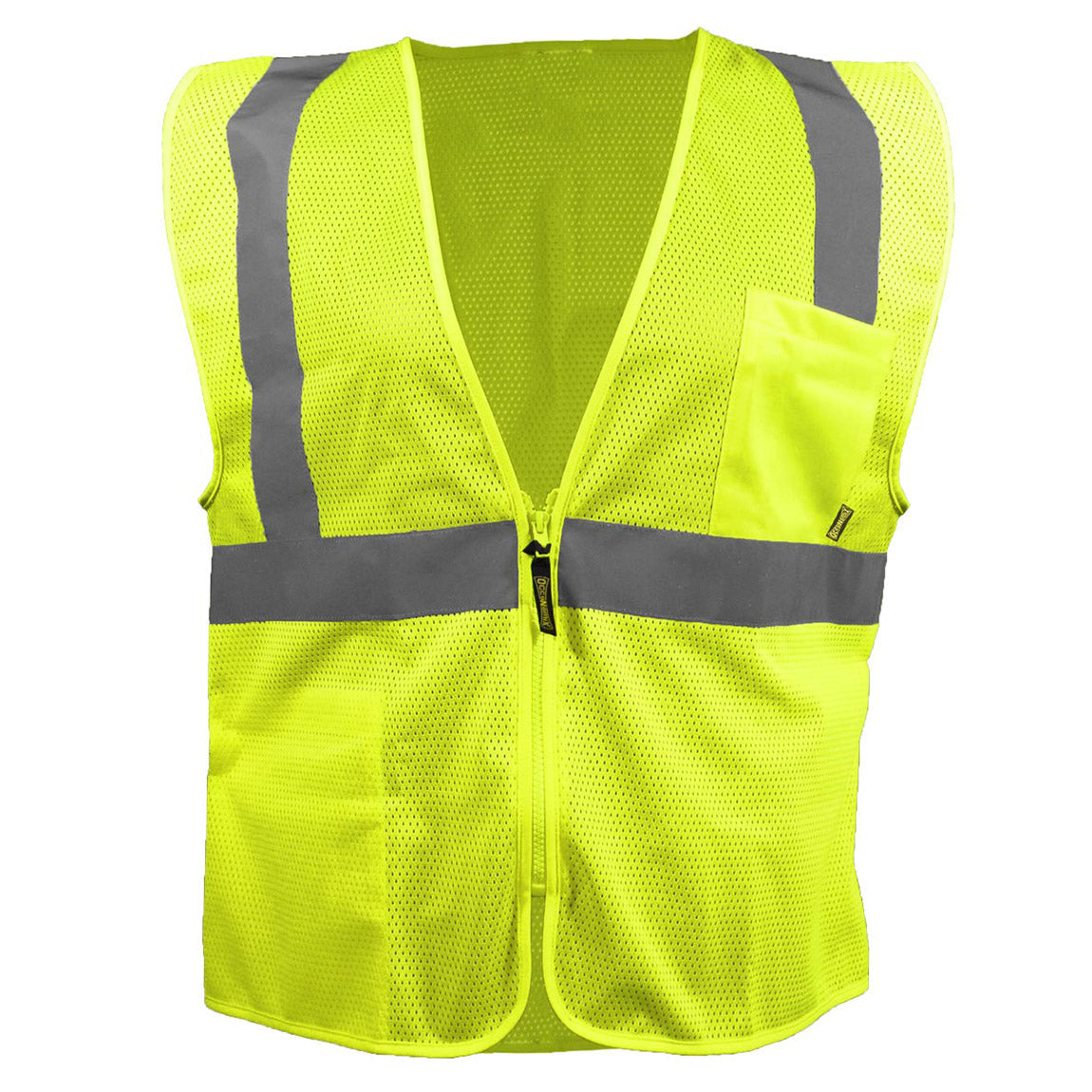 Yellow/Lime Safety Vests - OccuNomix - Classic Mesh