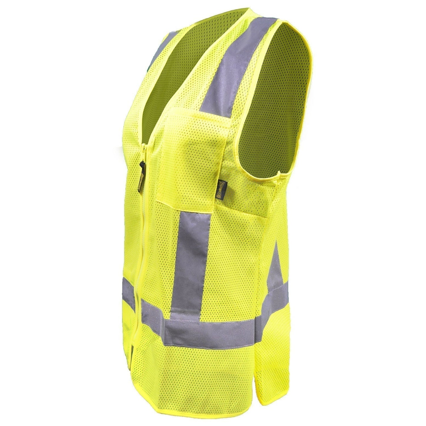 Yellow/Lime Safety Vests - OccuNomix - Recycled Mesh