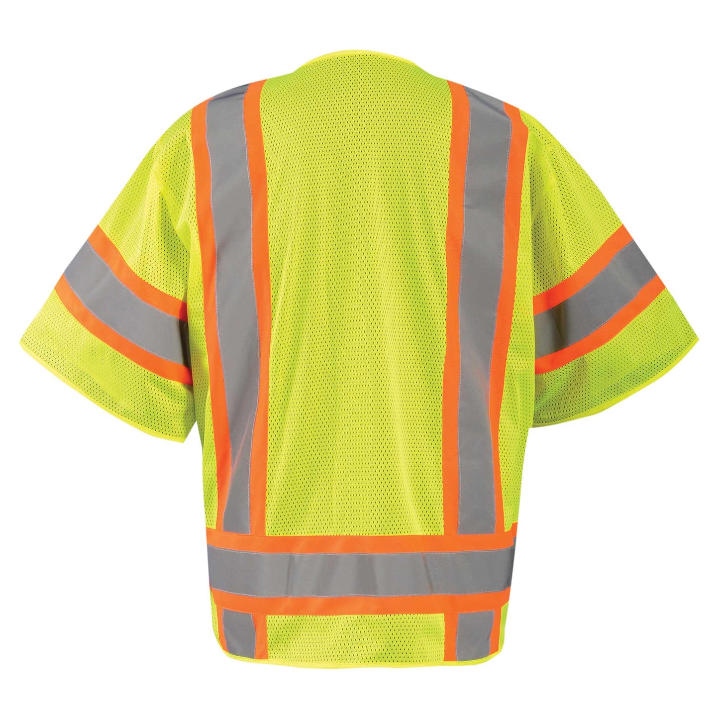Orange Safety Vest - OccuNomix - Reflective Mesh