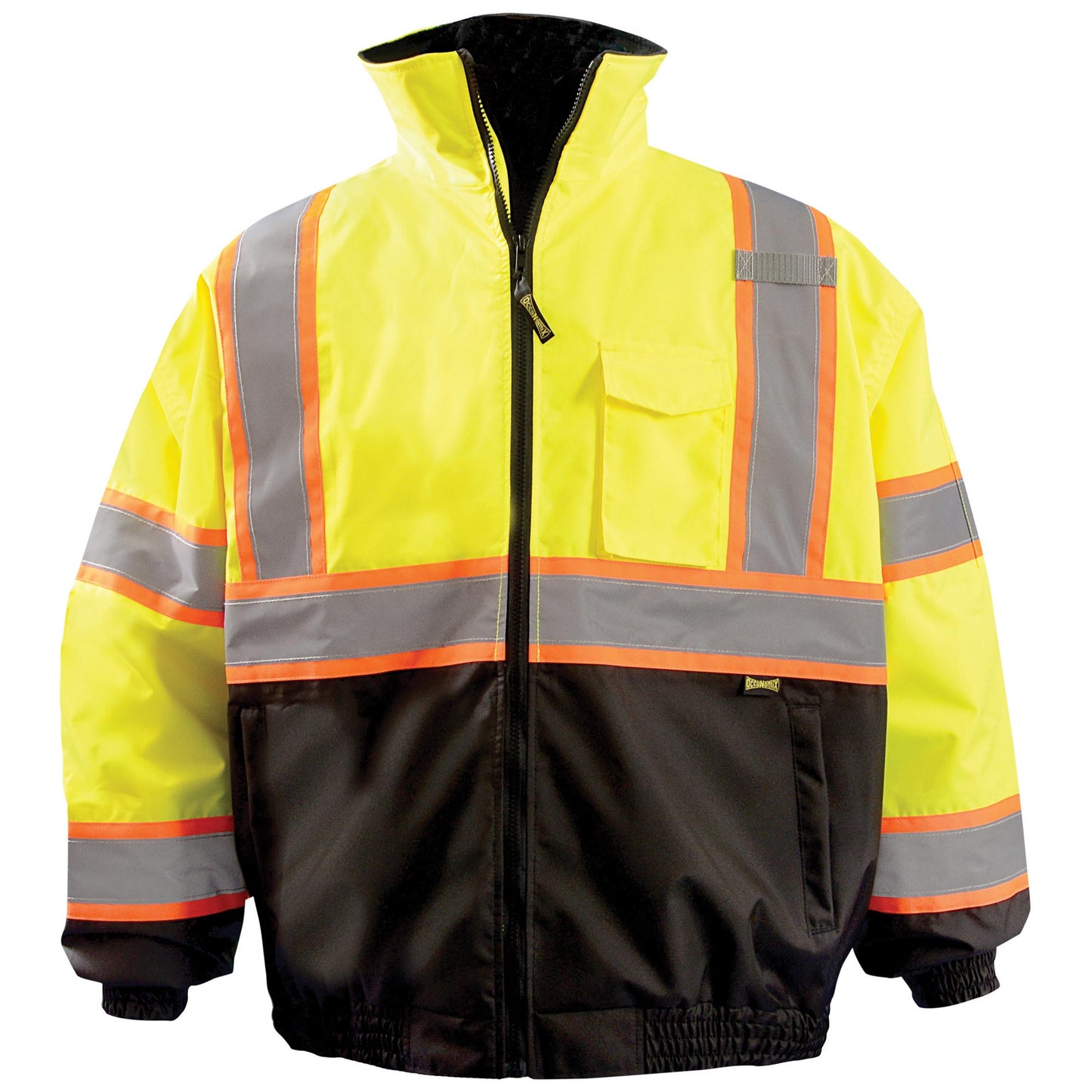 Orange Safety Jacket - OccuNomix - Reflective Design
