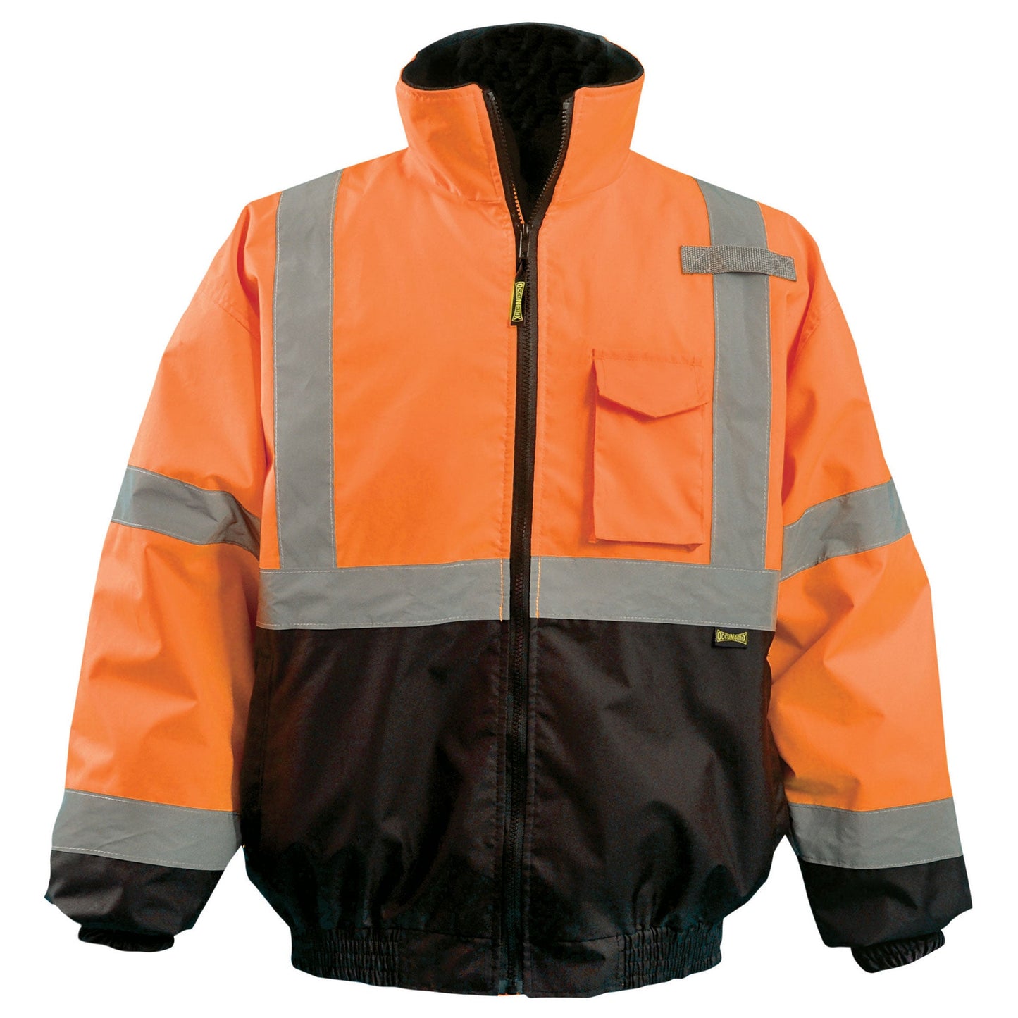 Orange Safety Jacket - OccuNomix - Waterproof Design