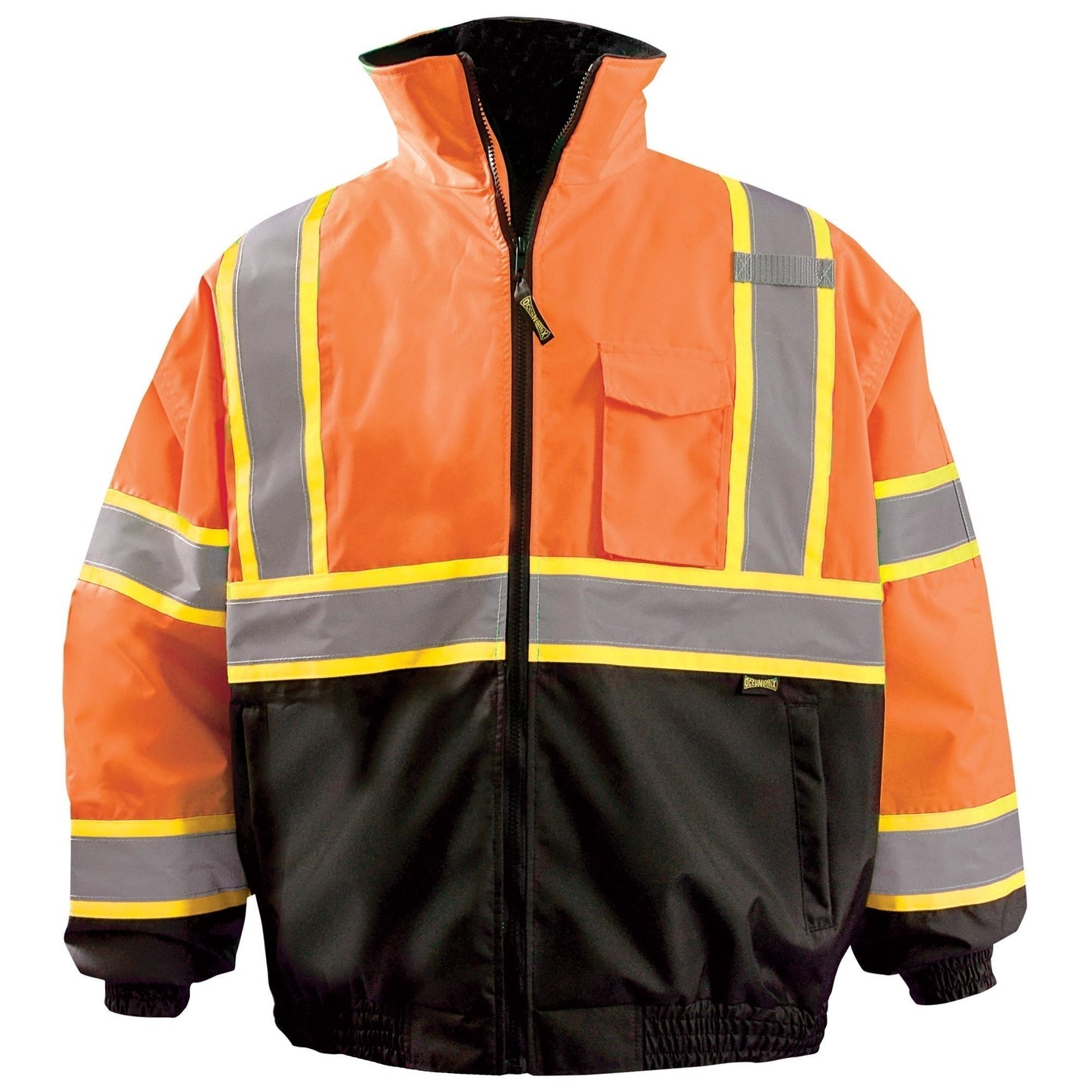 Orange Safety Jacket - OccuNomix - Waterproof Bomber