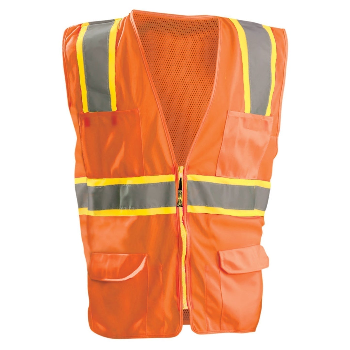 Orange Safety Vest - OccuNomix - ANSI Compliant