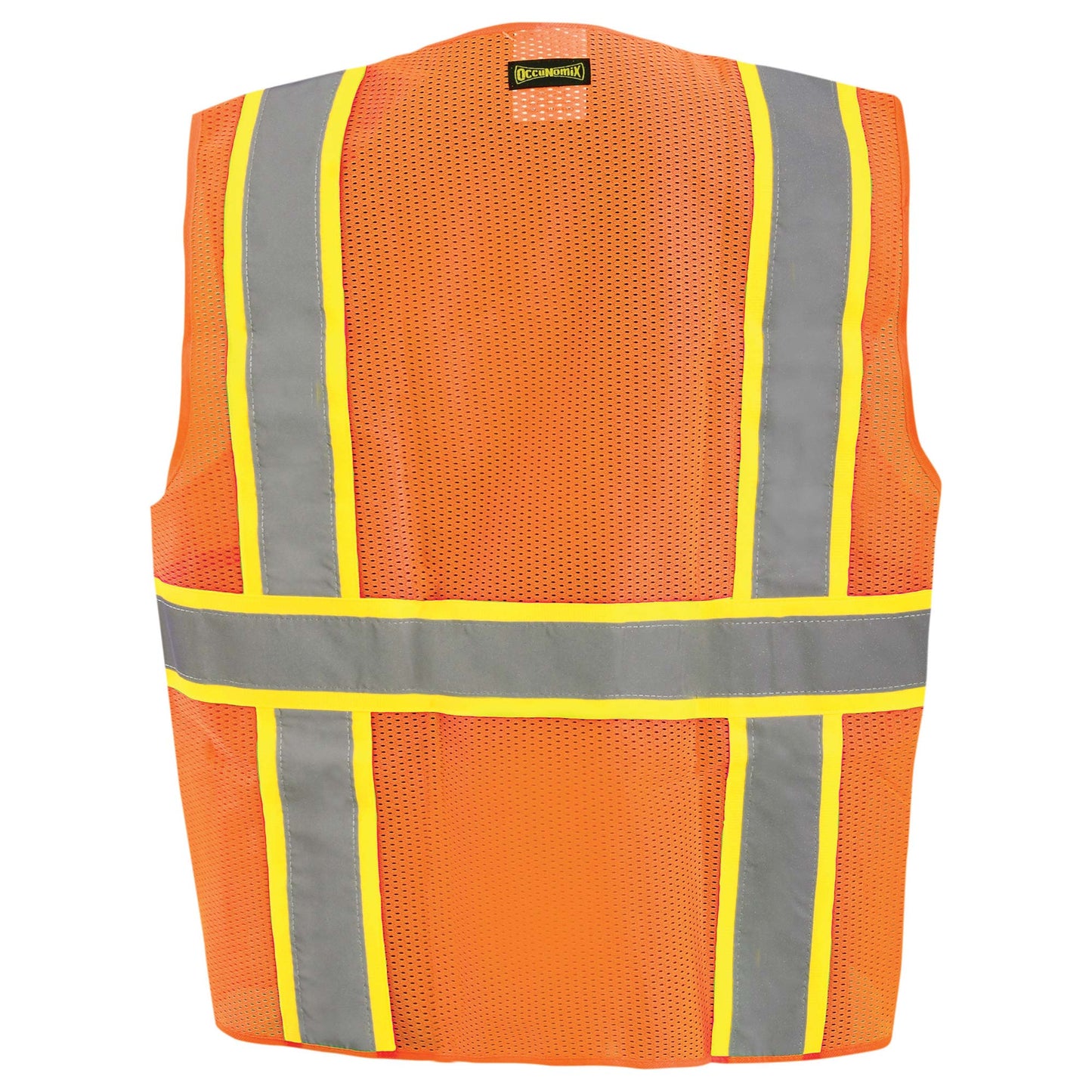Orange Safety Vest - OccuNomix - ANSI Compliant