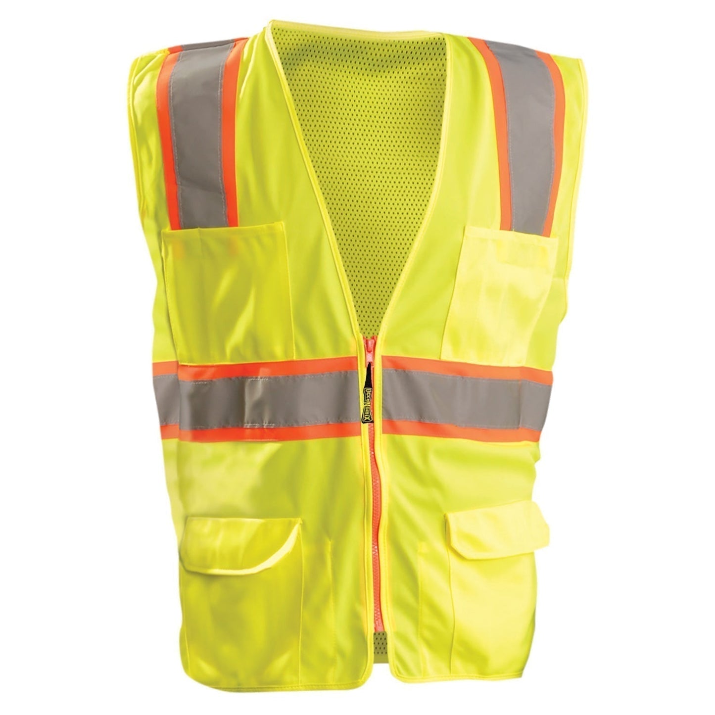 Orange Safety Vest - OccuNomix - ANSI Compliant