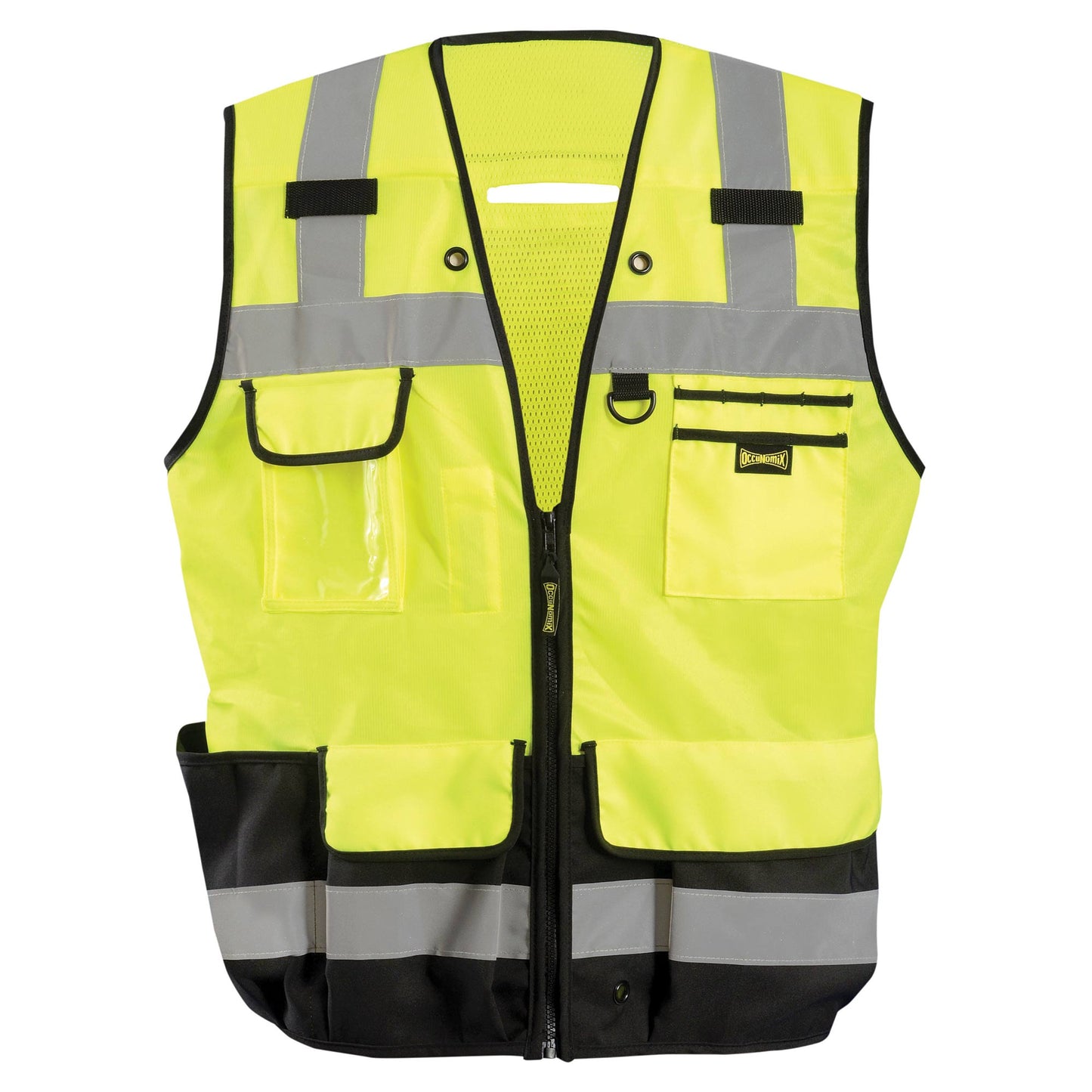 Yellow/Lime Safety Vests - OccuNomix - Durable Mesh Design