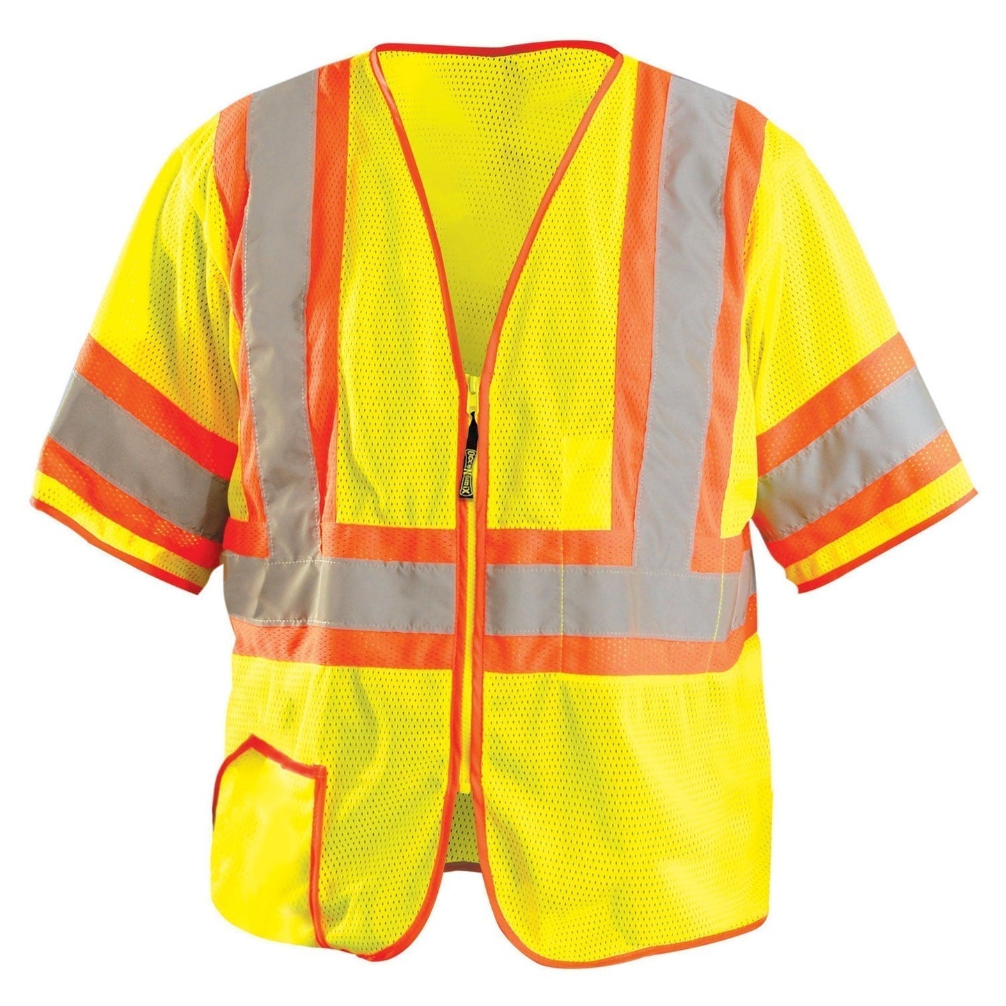 Yellow/Lime Safety Vest - OccuNomix - Two-Tone Mesh