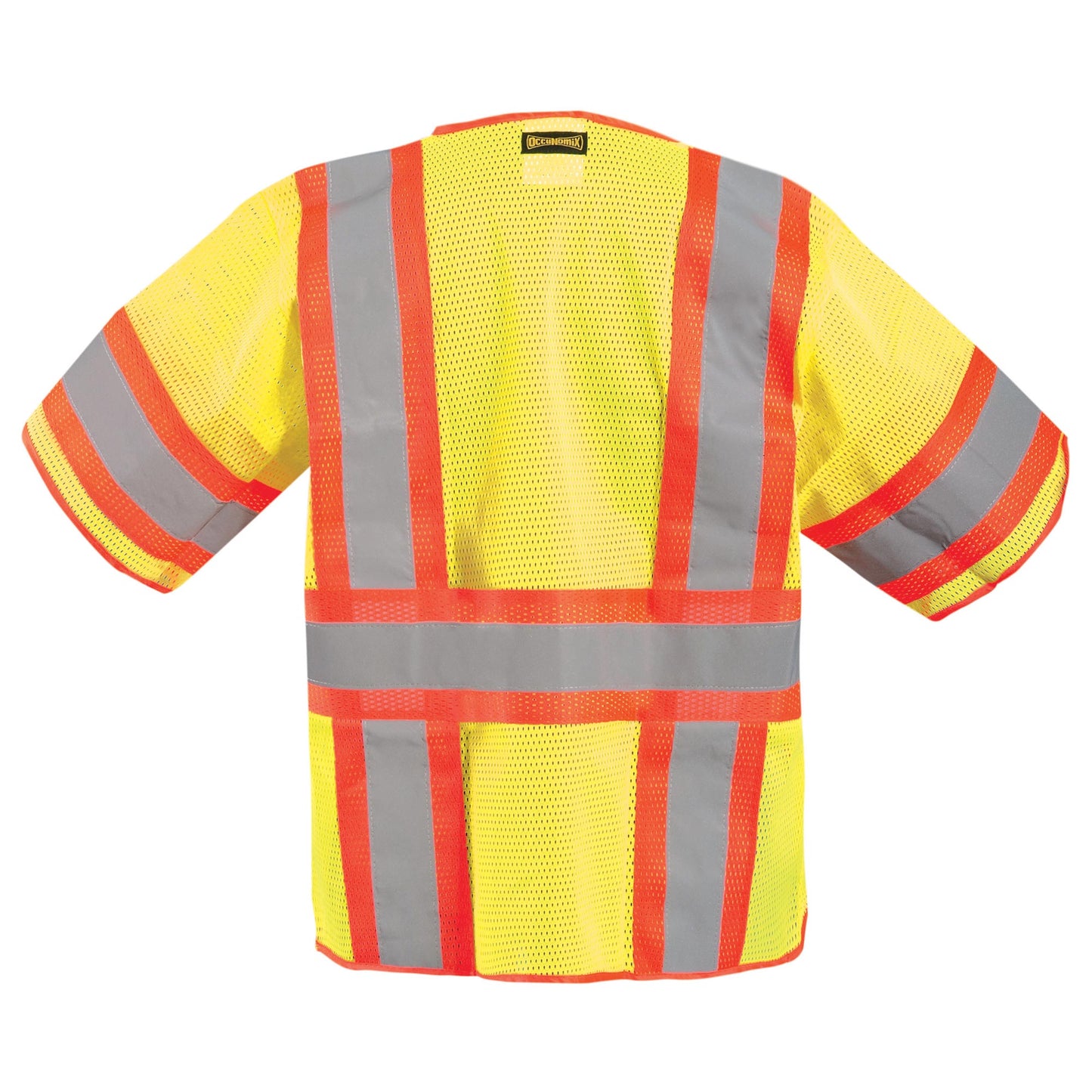 Yellow/Lime Safety Vest - OccuNomix - Two-Tone Mesh