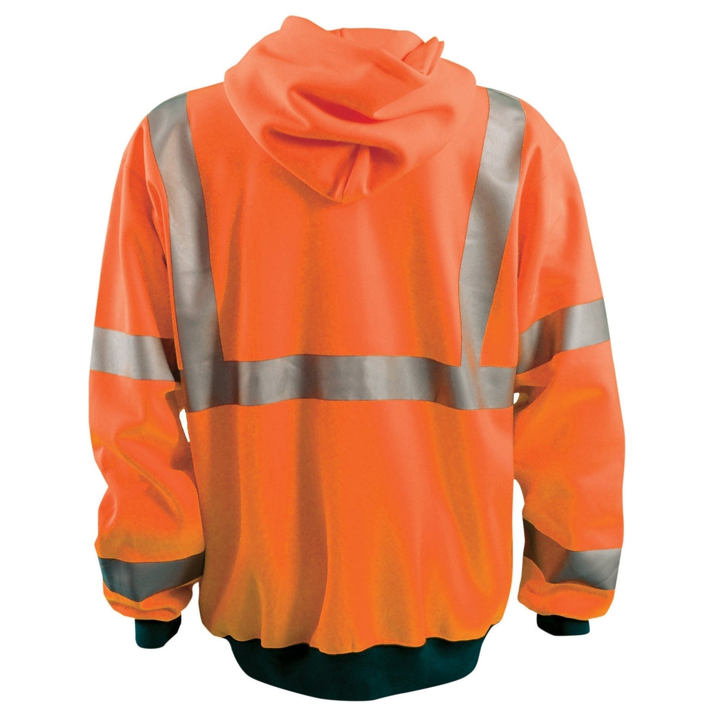 Orange Safety Sweatshirts - OccuNomix - Full Zip Hoodie
