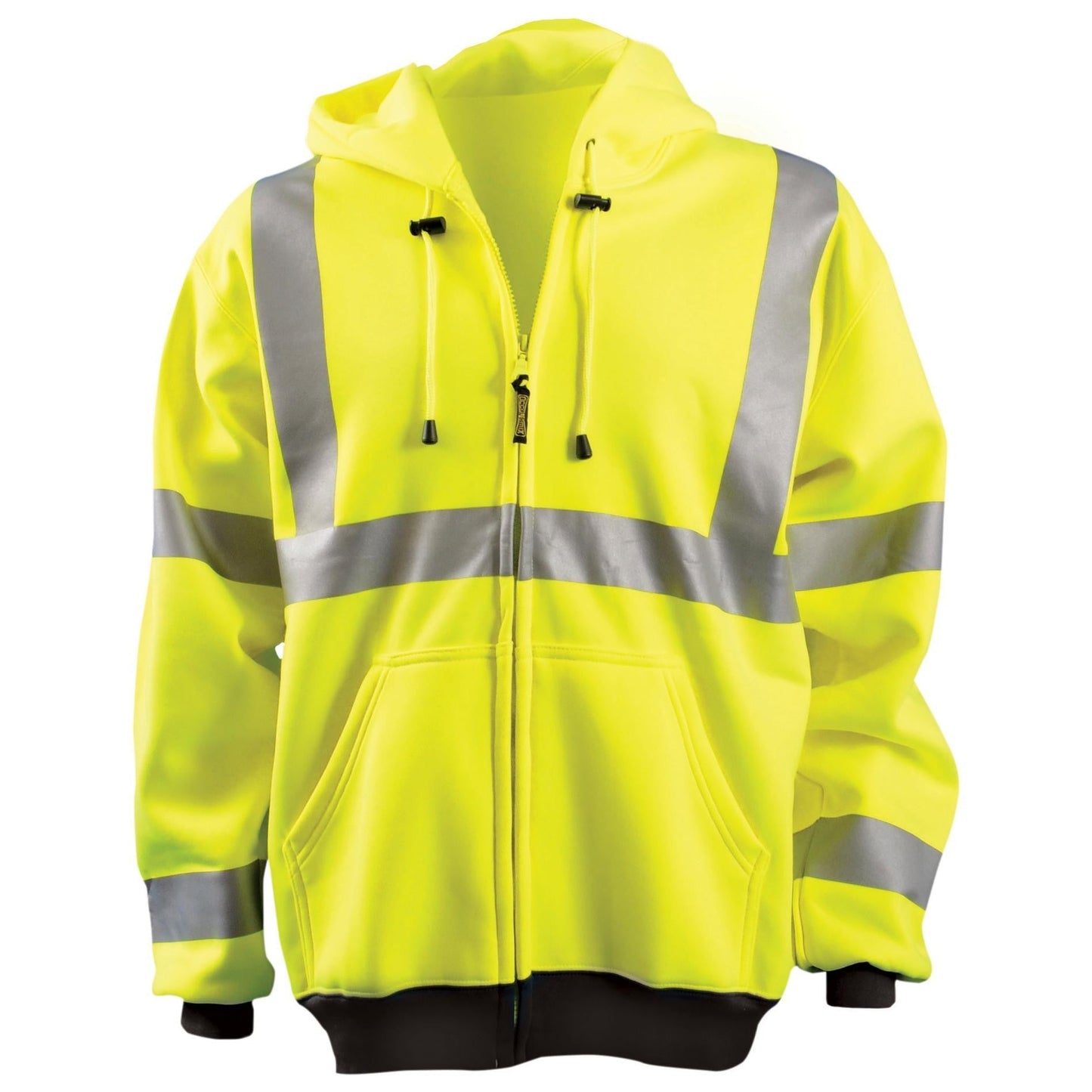 Orange Safety Sweatshirts - OccuNomix - Full Zip Hoodie