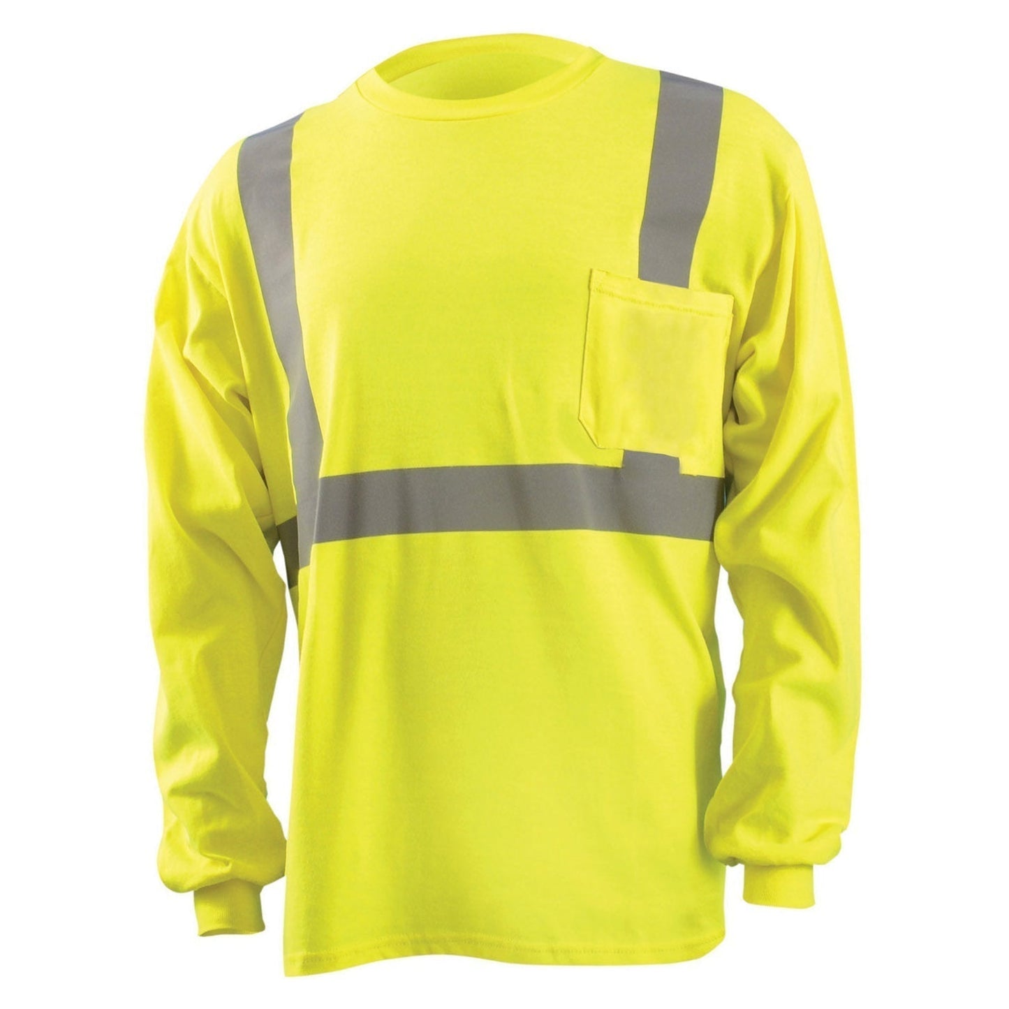 Yellow/Lime Safety Shirt - OccuNomix - Reflective Design