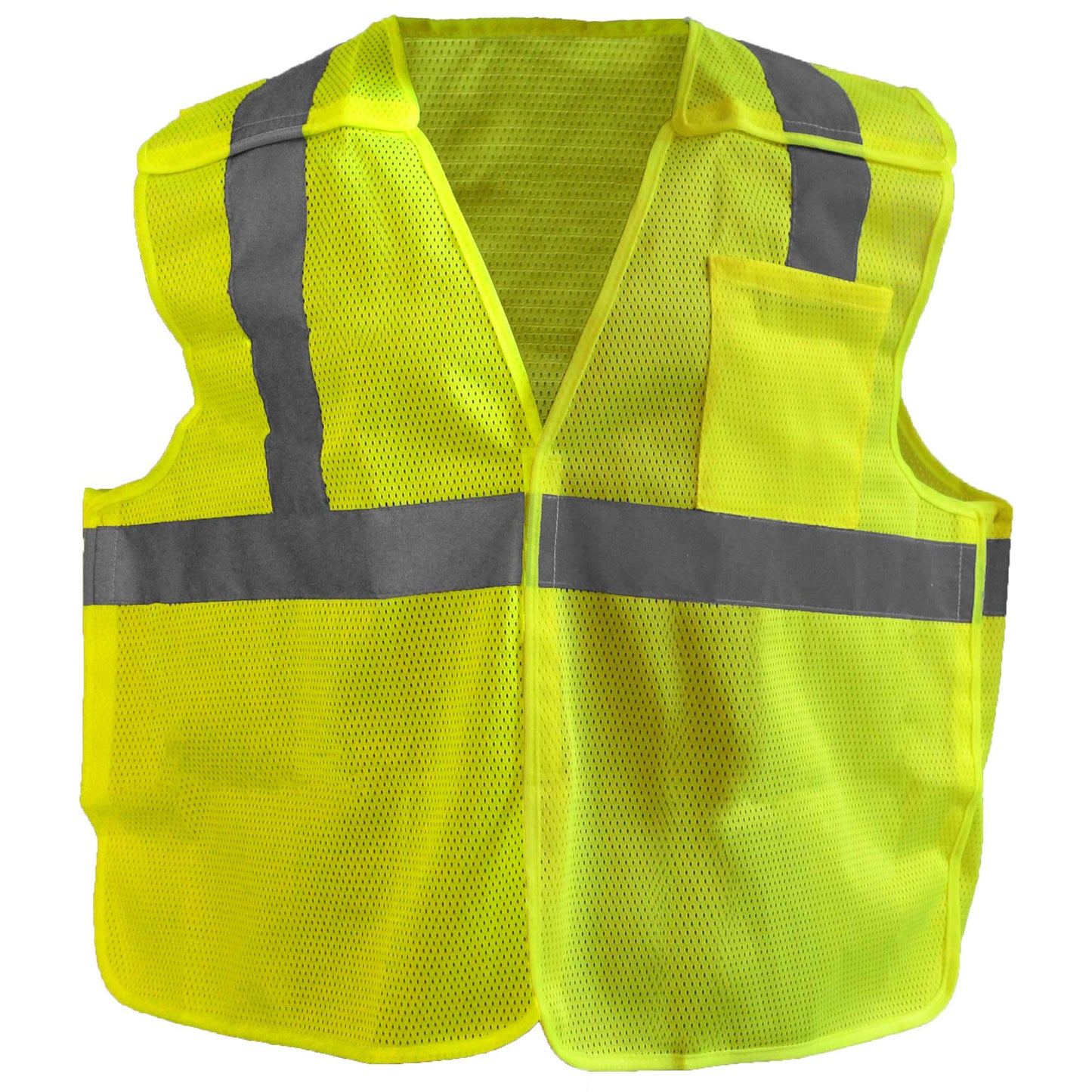 Yellow/Lime Safety Vests - OccuNomix - Recycled Mesh