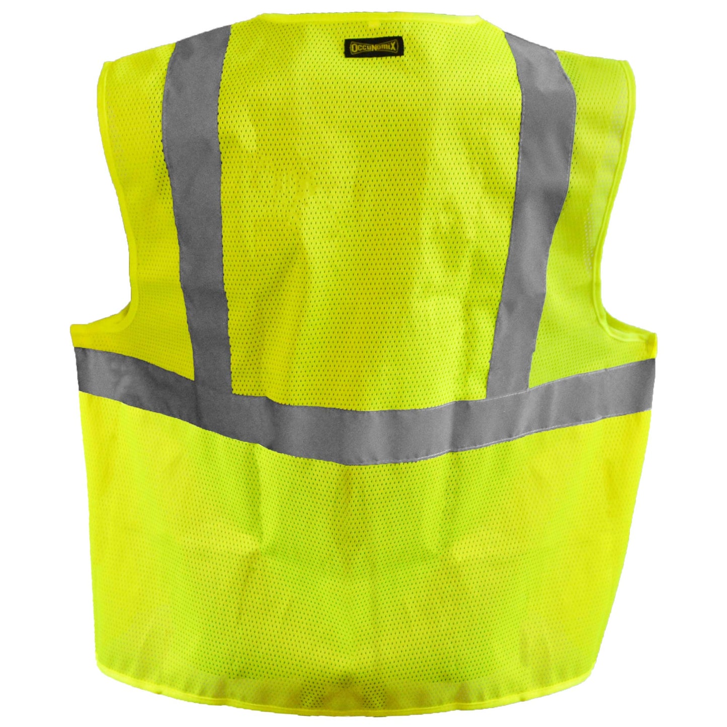 Yellow/Lime Safety Vests - OccuNomix - Recycled Mesh