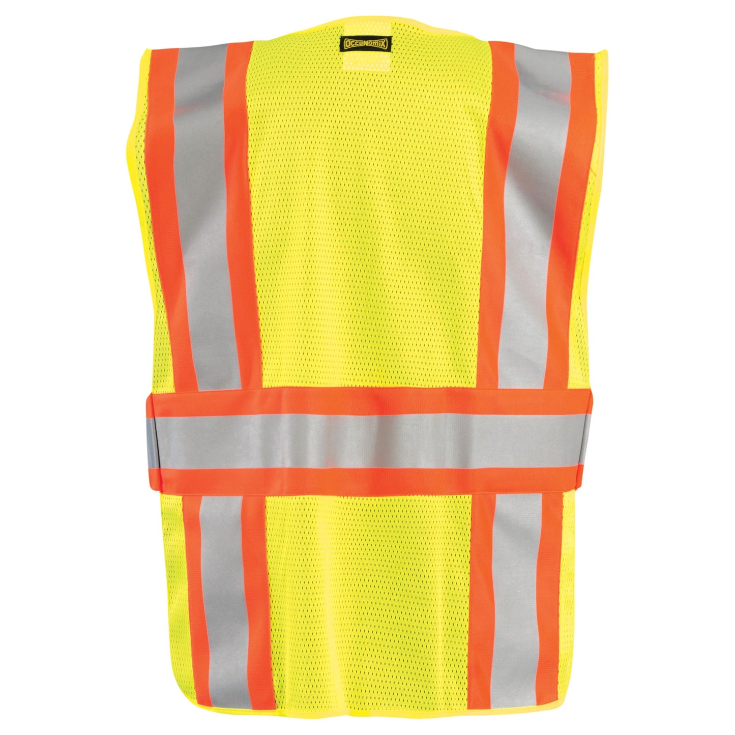 Yellow/Lime Safety Vests - OccuNomix - Mesh Expandable