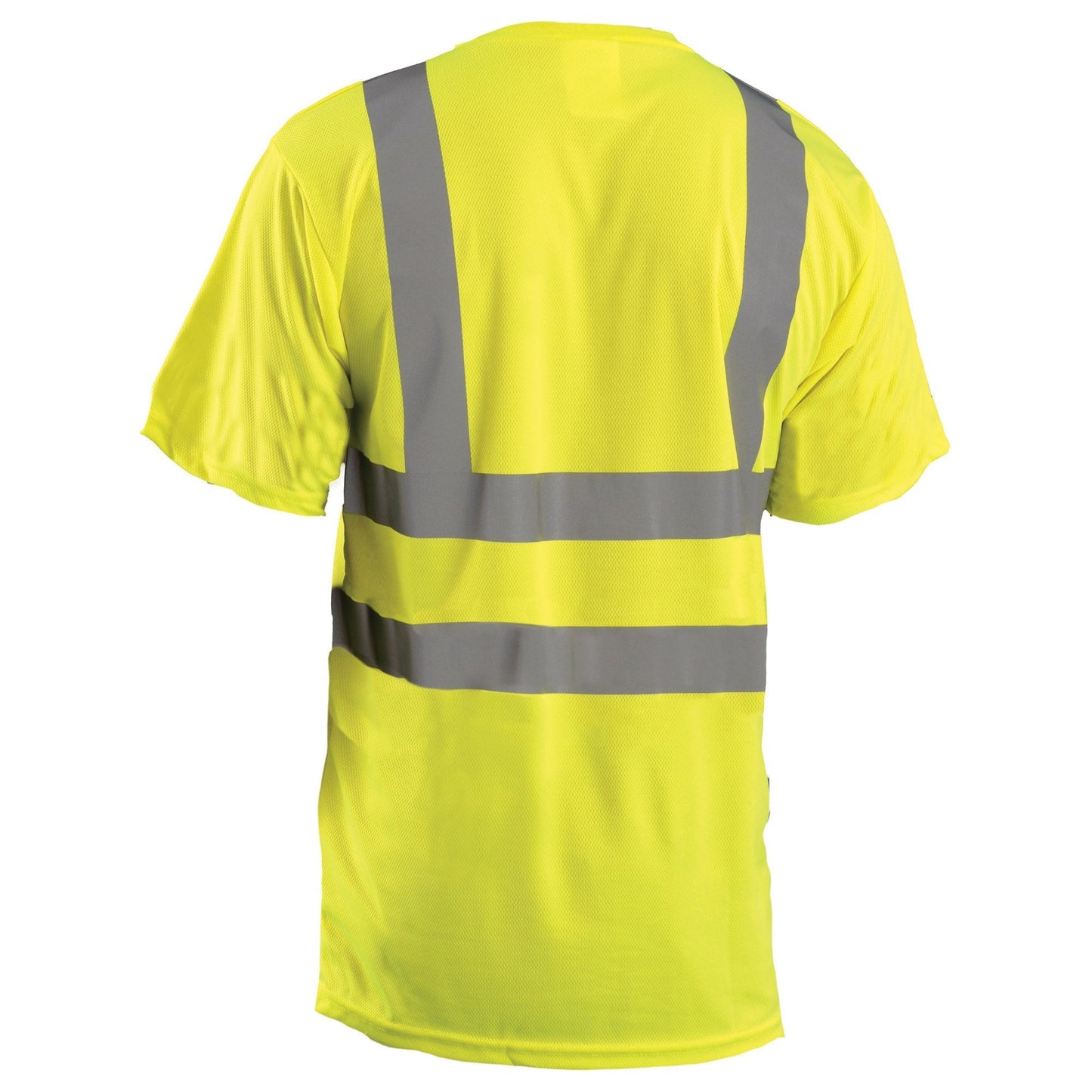 Yellow/Lime Safety Shirt - OccuNomix - Wicking Fabric