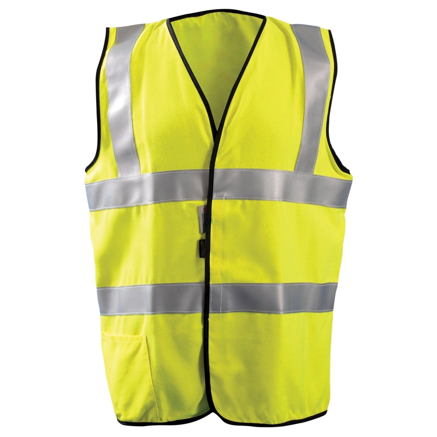 Yellow/Lime Safety Vest - OccuNomix - Flame Resistant
