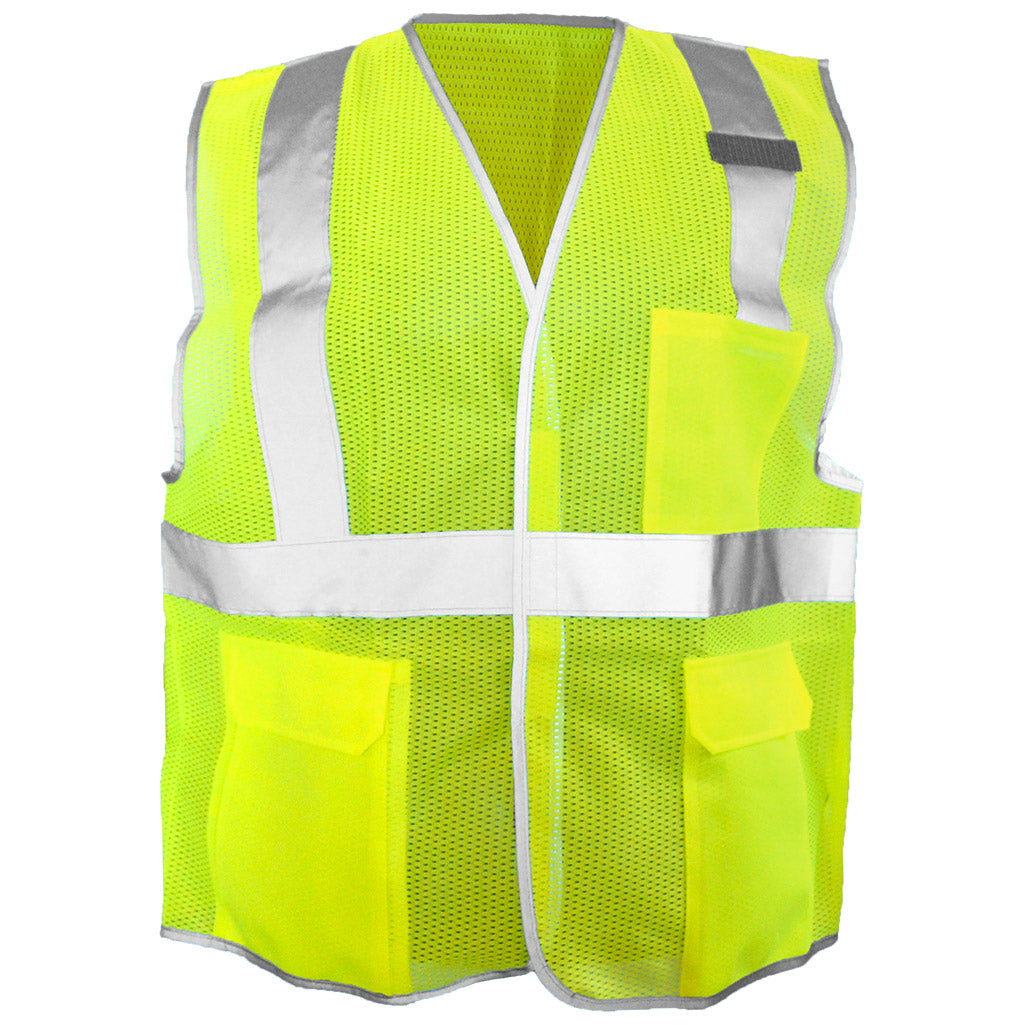 Orange Safety Vests - OccuNomix - Mesh Design