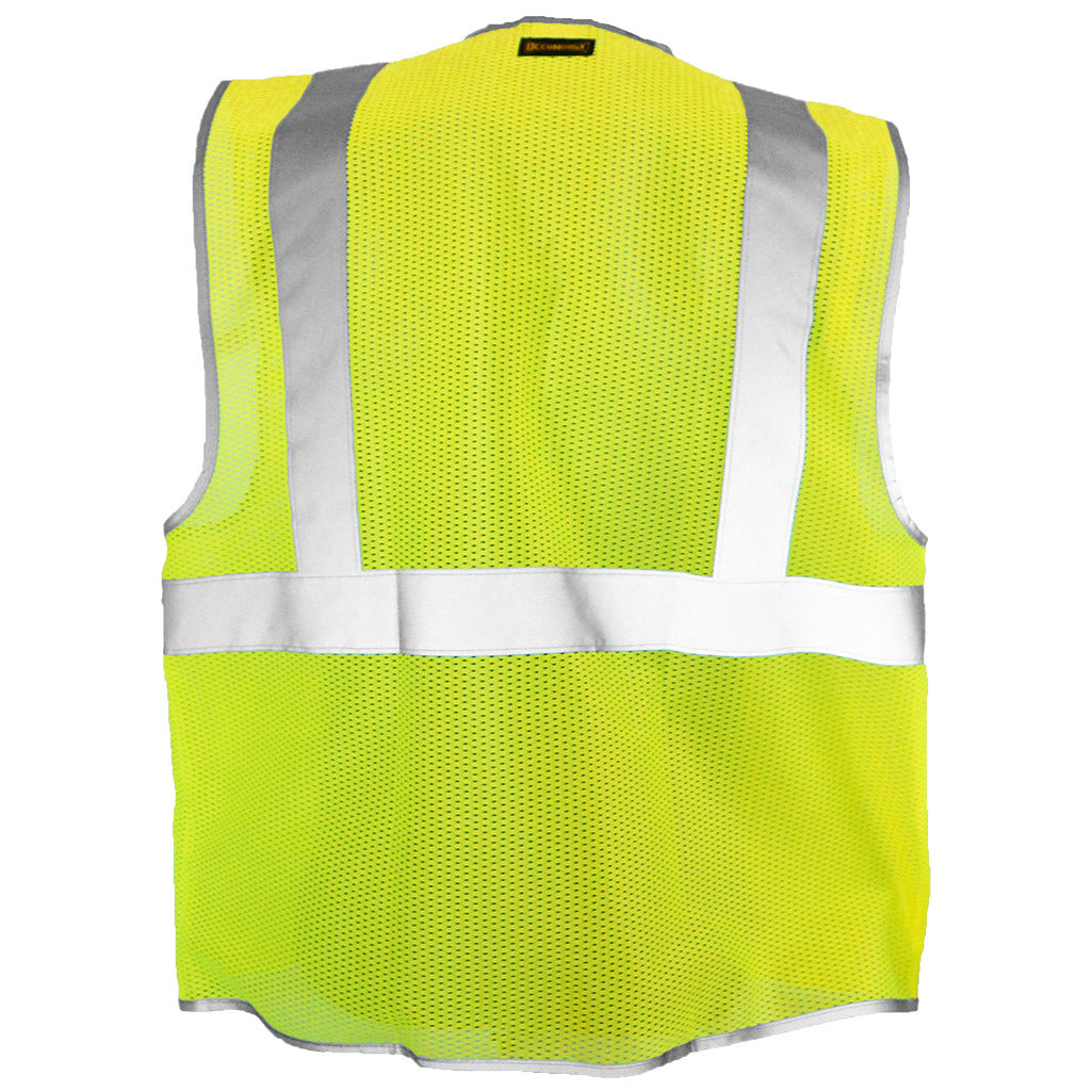 Orange Safety Vests - OccuNomix - Mesh Design