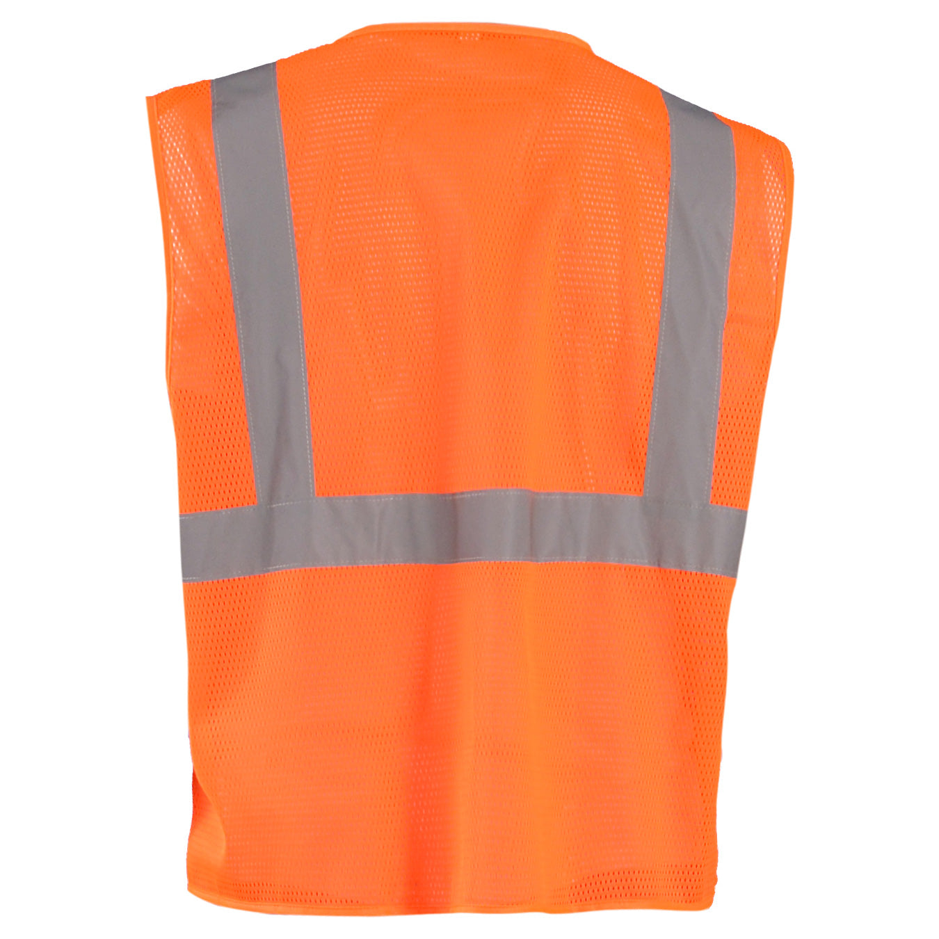 Orange Safety Vest - OccuNomix - Mesh Reflective