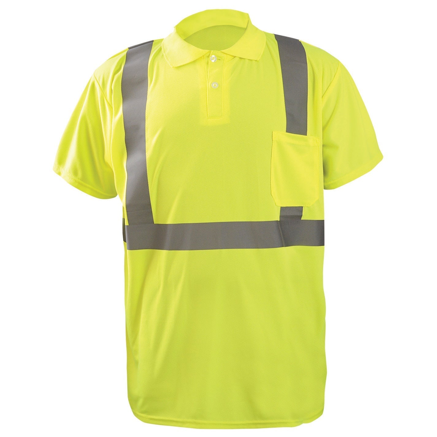 Orange Safety Shirt - OccuNomix - Wicking Polyester